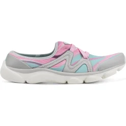 e360|Riptide Clogs>Easy Spirit Riptide Clogs Grey Pink Multi