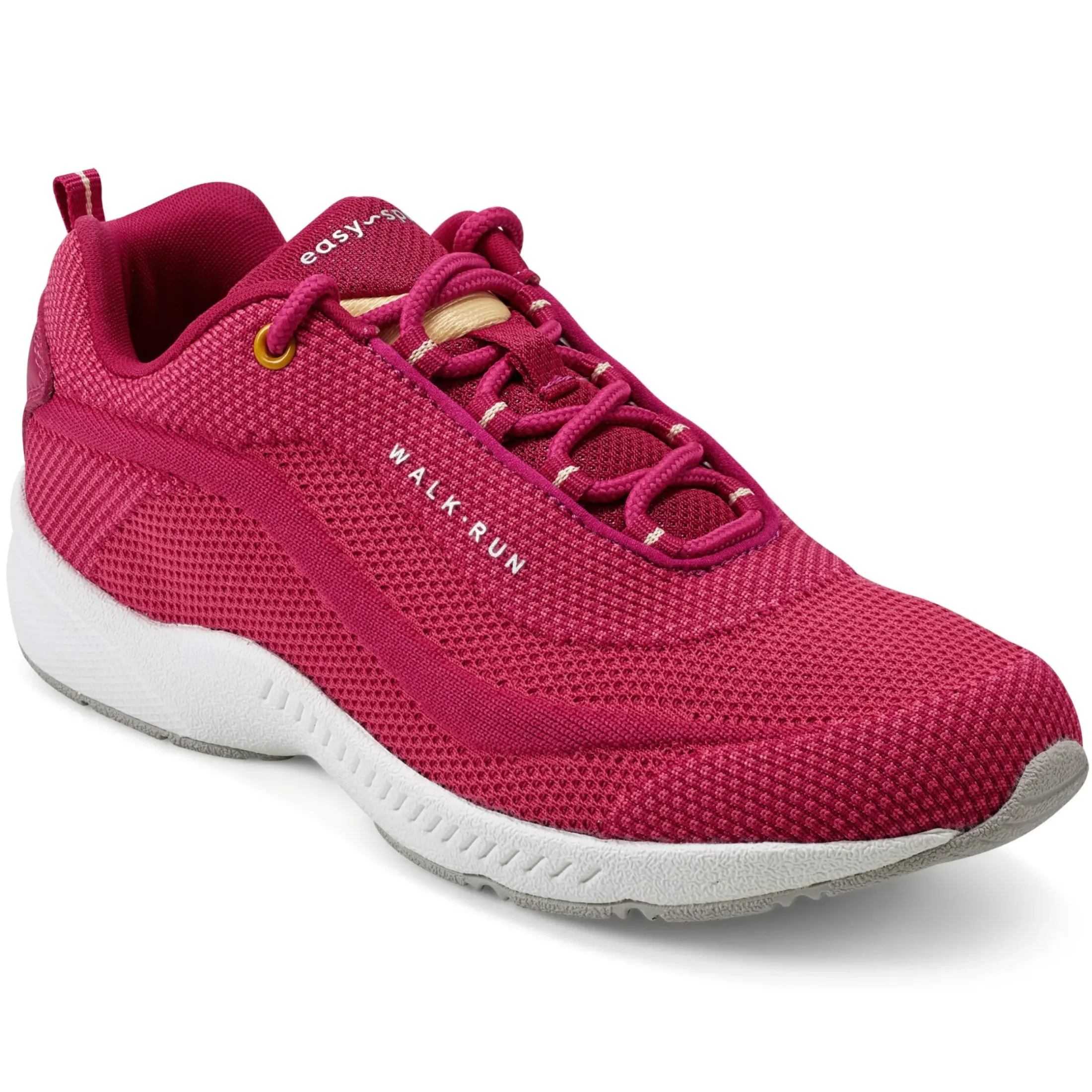 Romy & Friends|Romy Walking Shoes>Easy Spirit Romy Knit Walking Shoes Red
