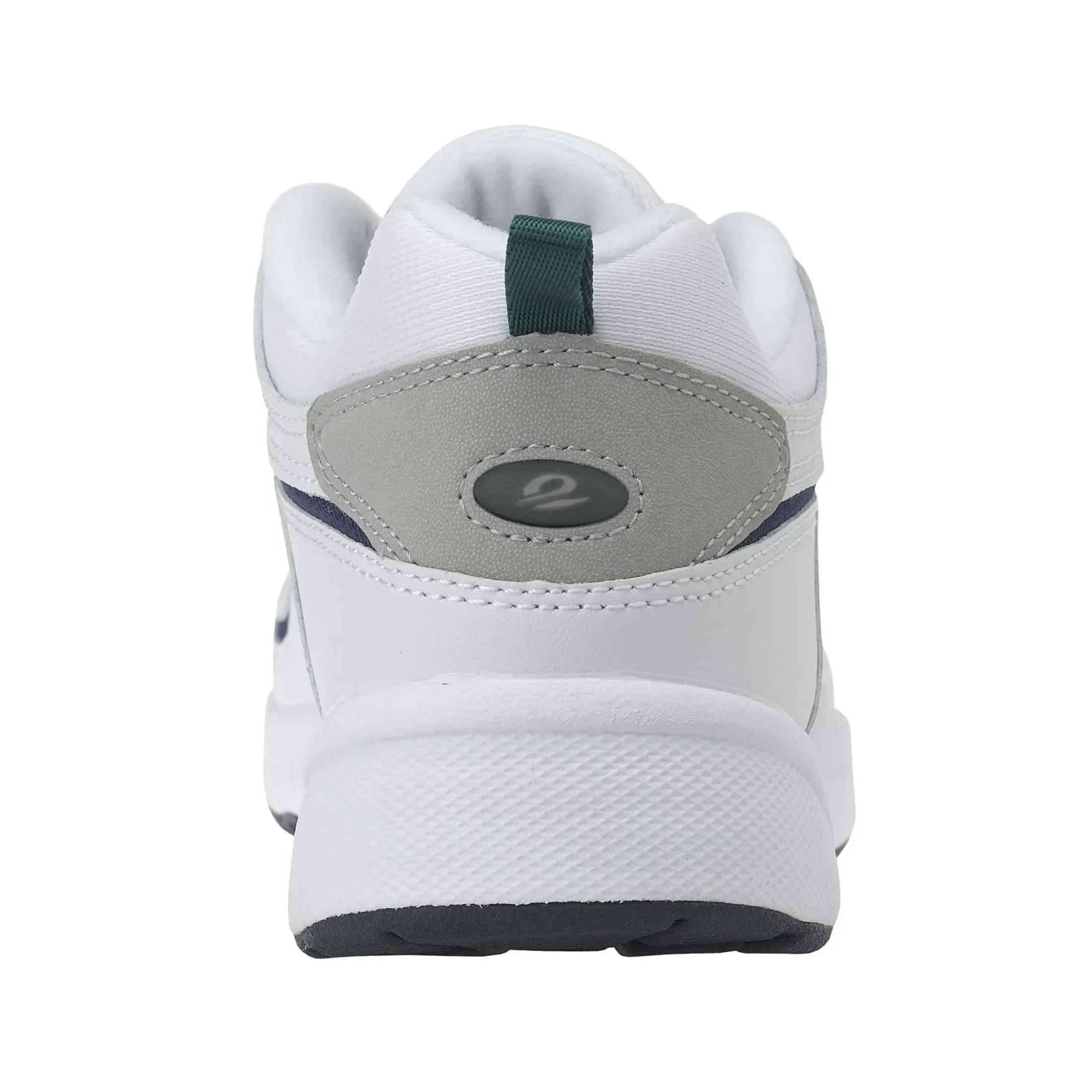 Romy & Friends|Romy Walking Shoes>Easy Spirit Romy Leather Walking Shoes White/Navy Leather
