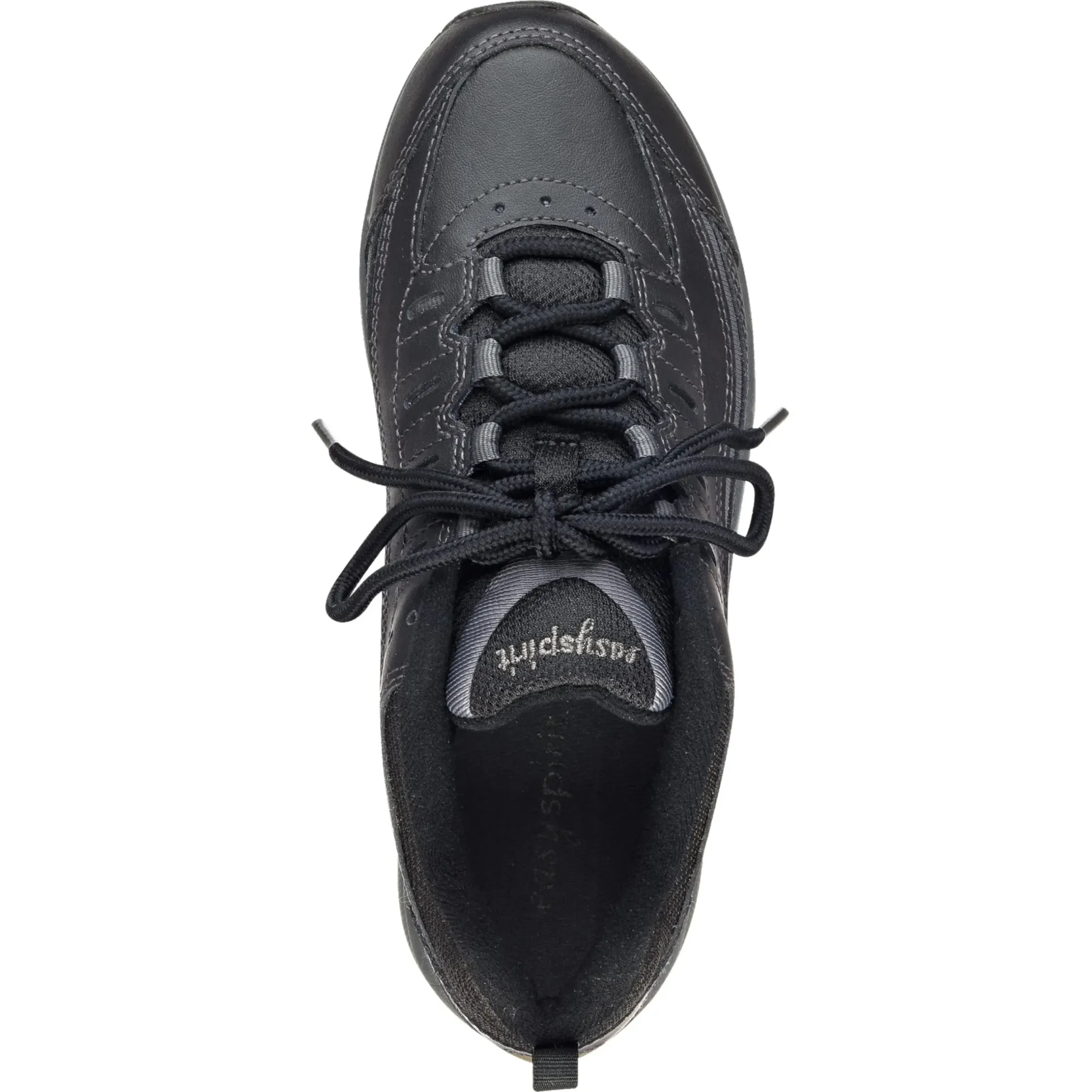 Romy & Friends|Romy Walking Shoes>Easy Spirit Romy Leather Walking Shoes Black Leather