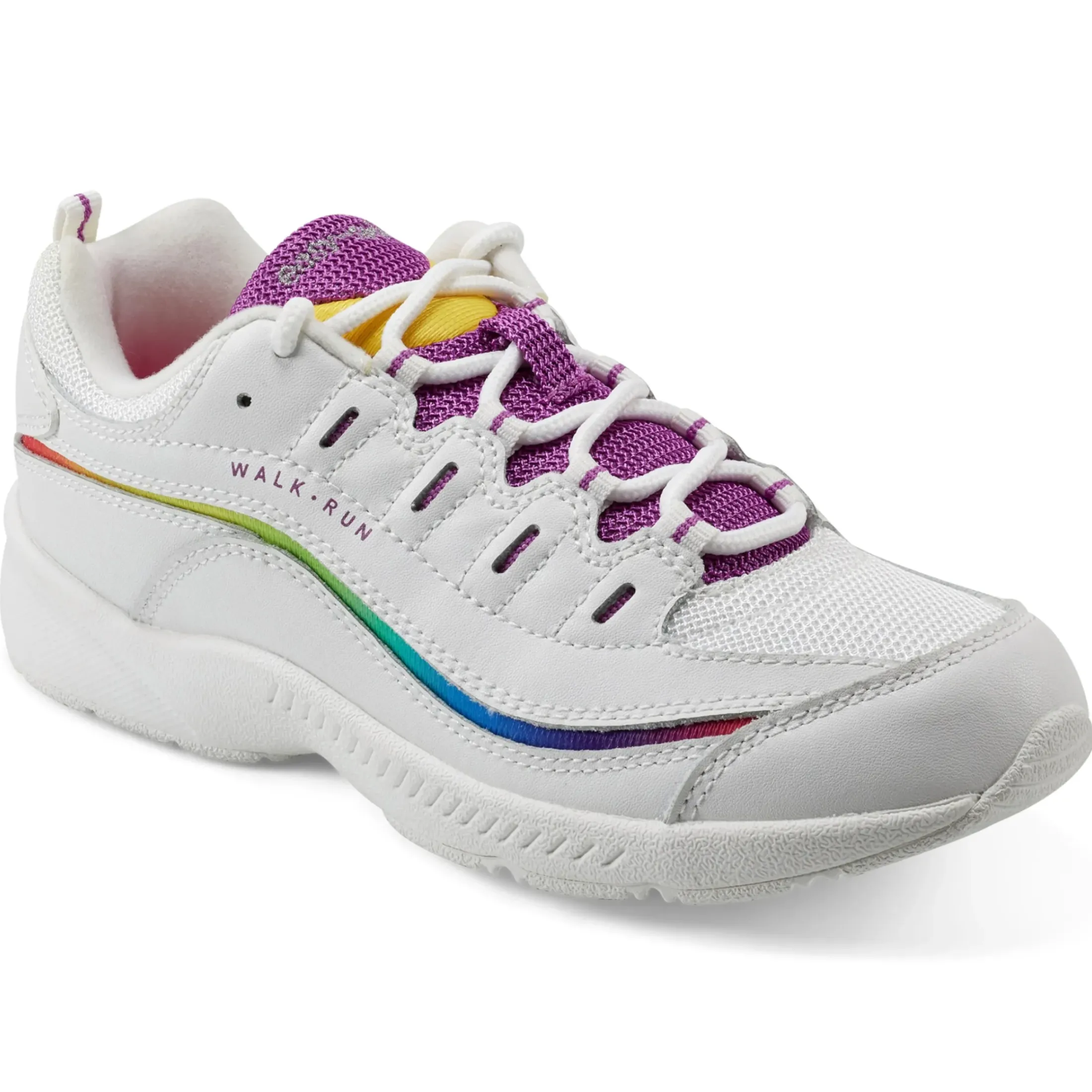 Romy & Friends|Romy Walking Shoes>Easy Spirit Romy Walking Shoes White/Rainbow