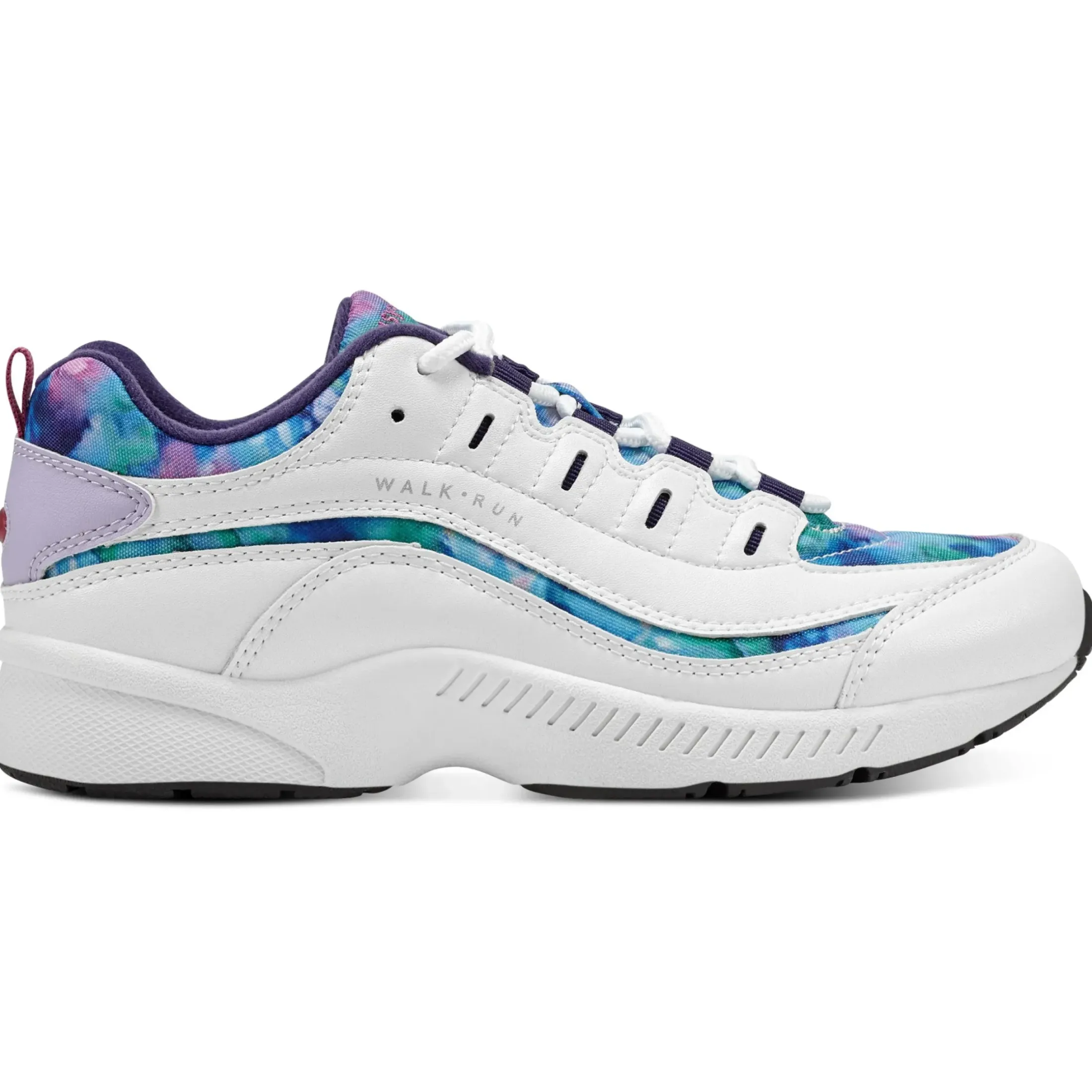 Romy & Friends|Romy Walking Shoes>Easy Spirit Romy Walking Shoes White/Blue Multi