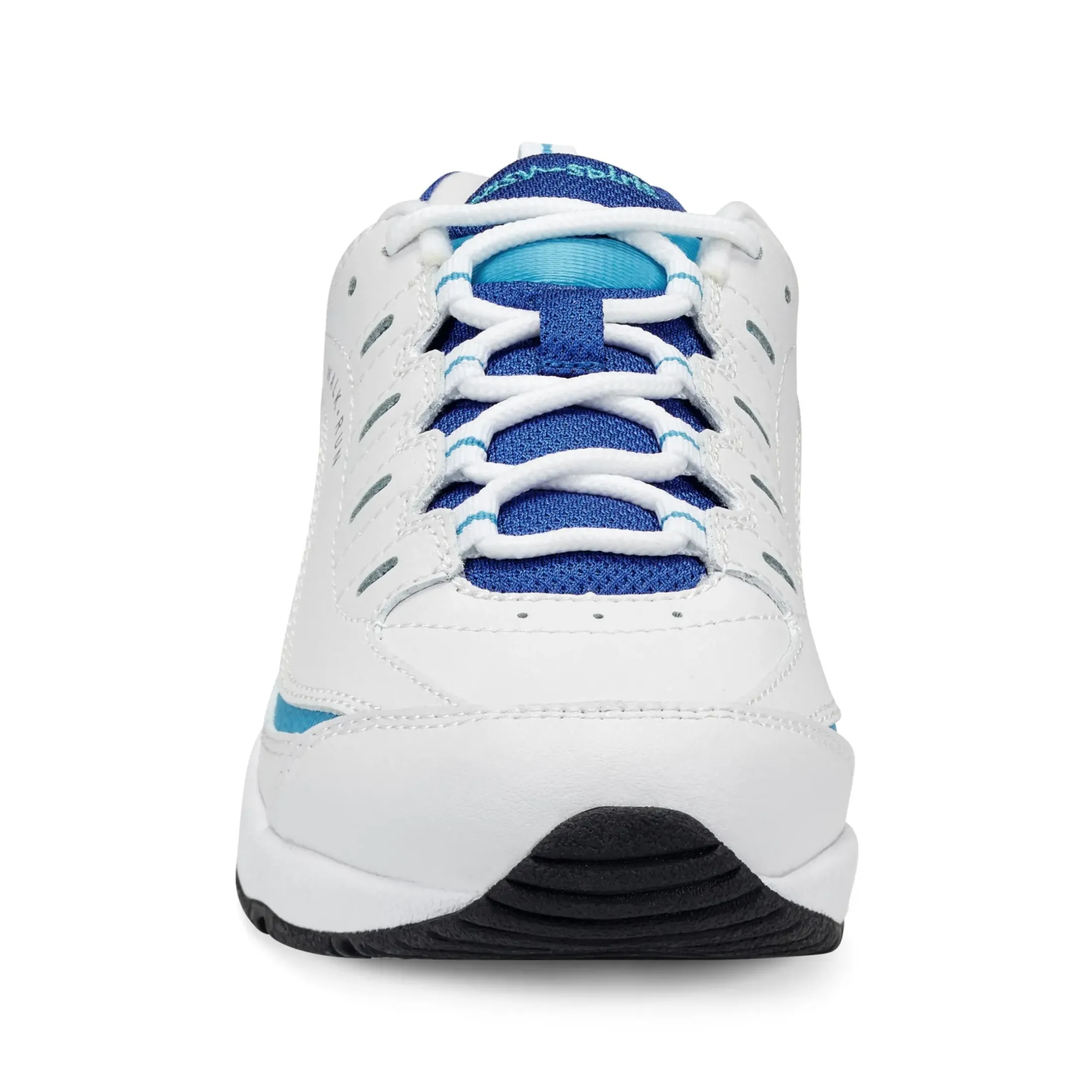 Romy & Friends|Romy Walking Shoes>Easy Spirit Romy Walking Shoes White Blue Multi Leather
