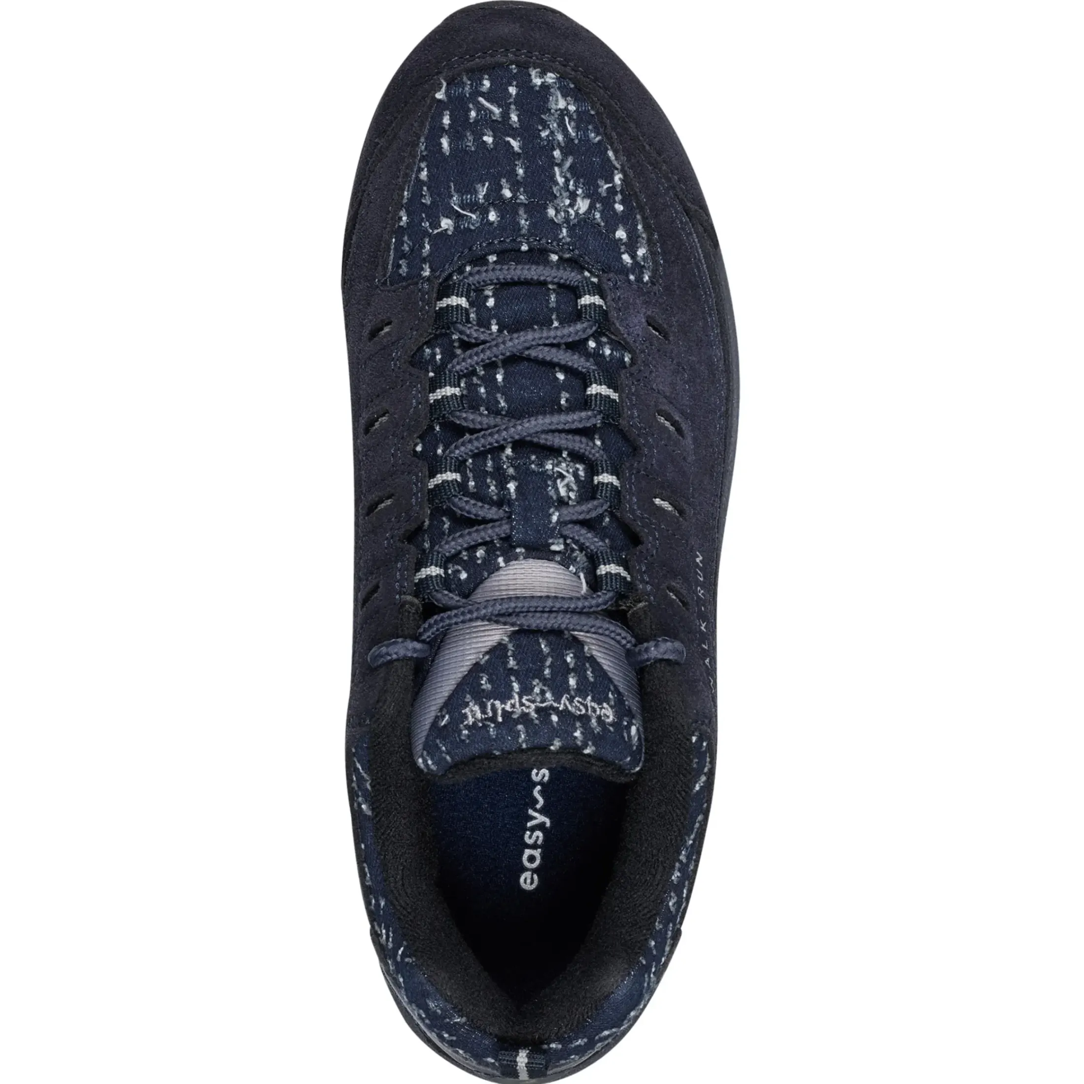 Romy & Friends|Romy Walking Shoes>Easy Spirit Romy Walking Shoes Navy Boucle