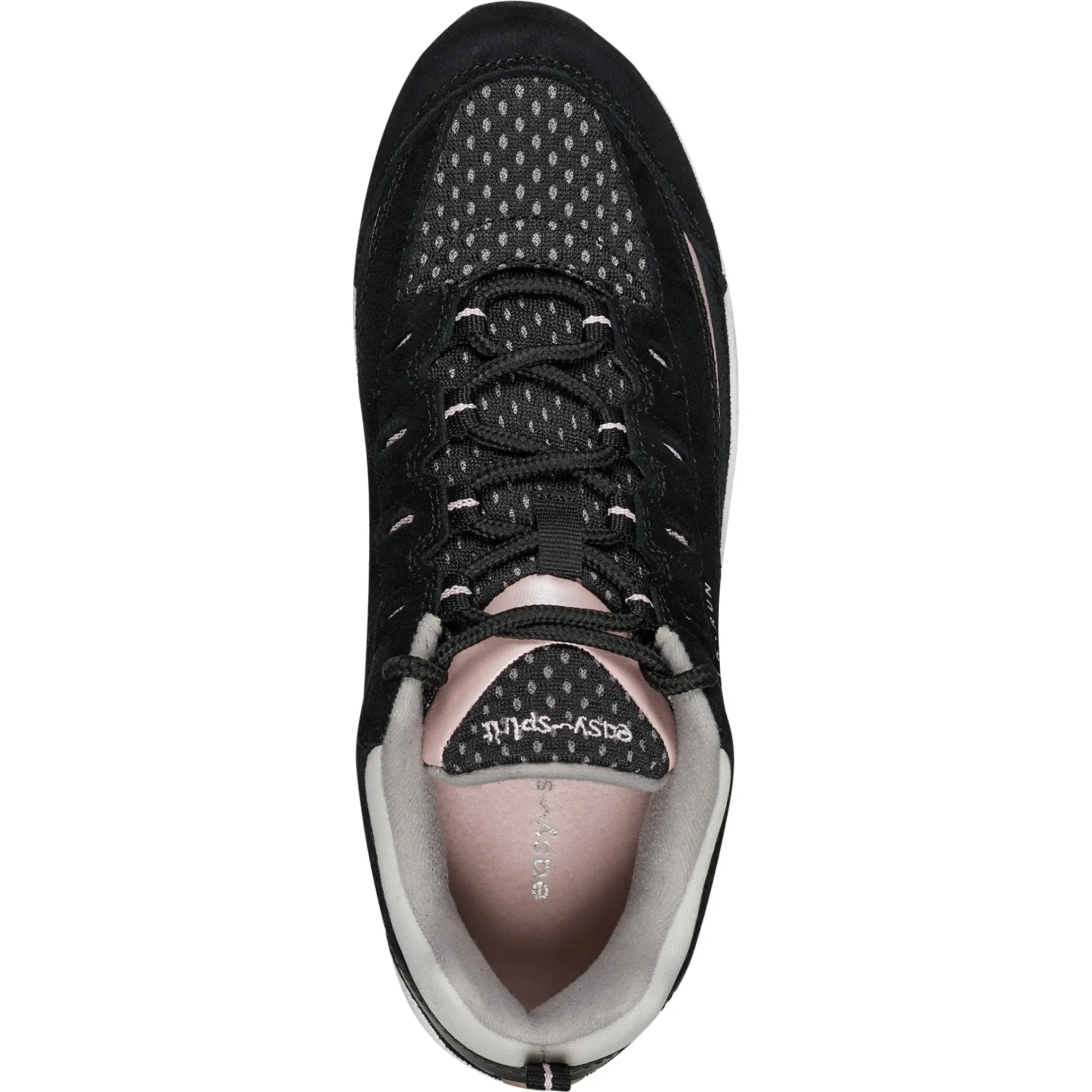 Romy & Friends|Romy Walking Shoes>Easy Spirit Romy Walking Shoes Black/Peach Mesh