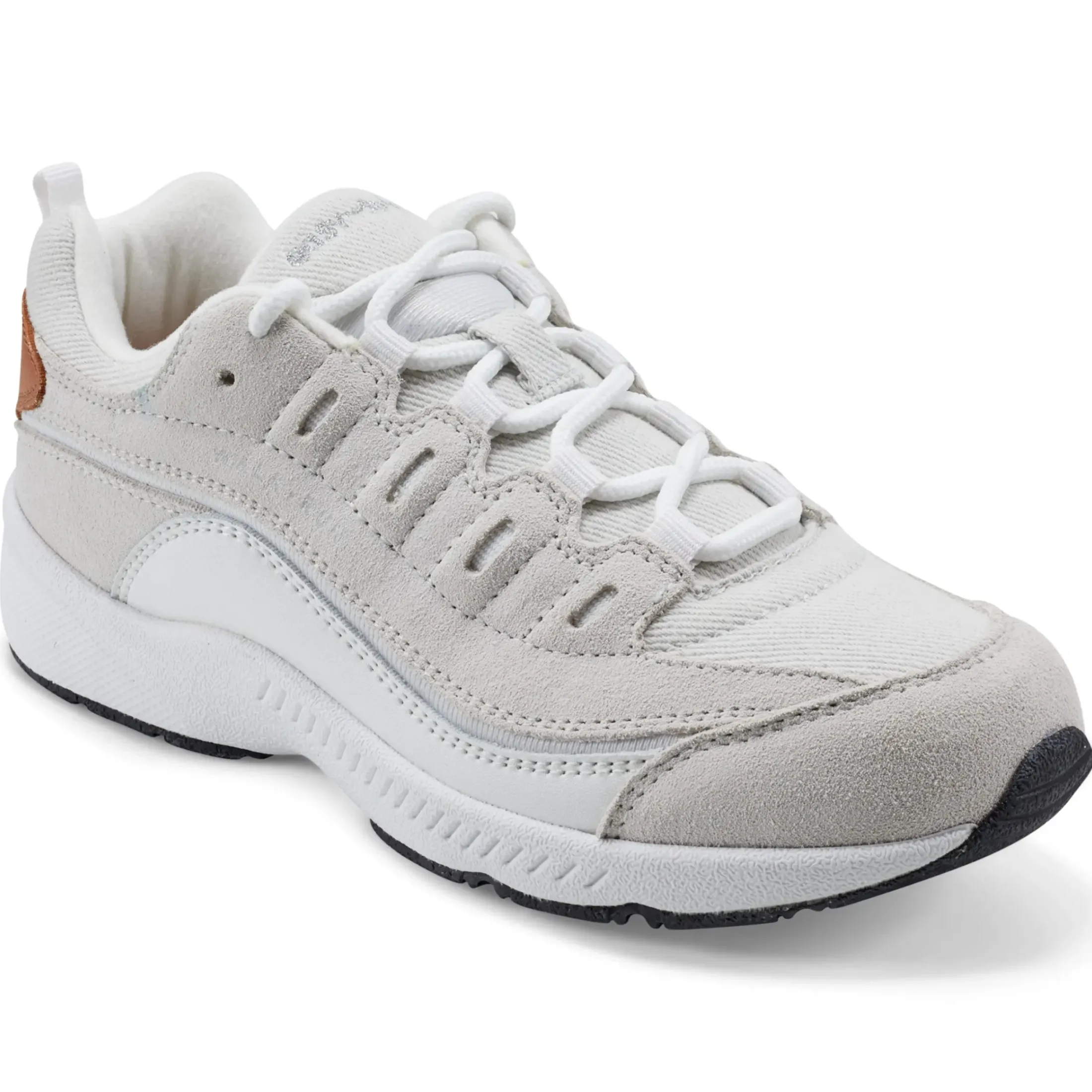 Romy & Friends|Romy Walking Shoes>Easy Spirit Romy Walking Shoes White Suede