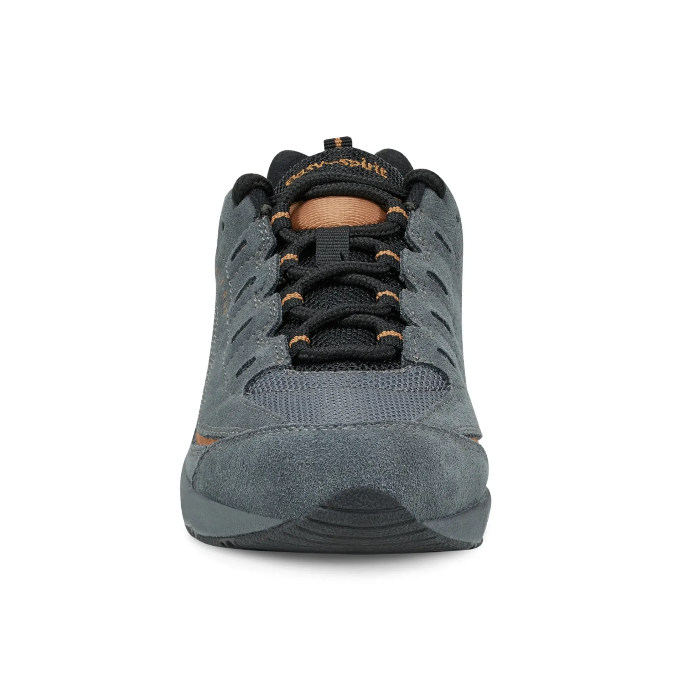 Romy & Friends|Romy Walking Shoes>Easy Spirit Romy Walking Shoes Grey Suede/Bronze