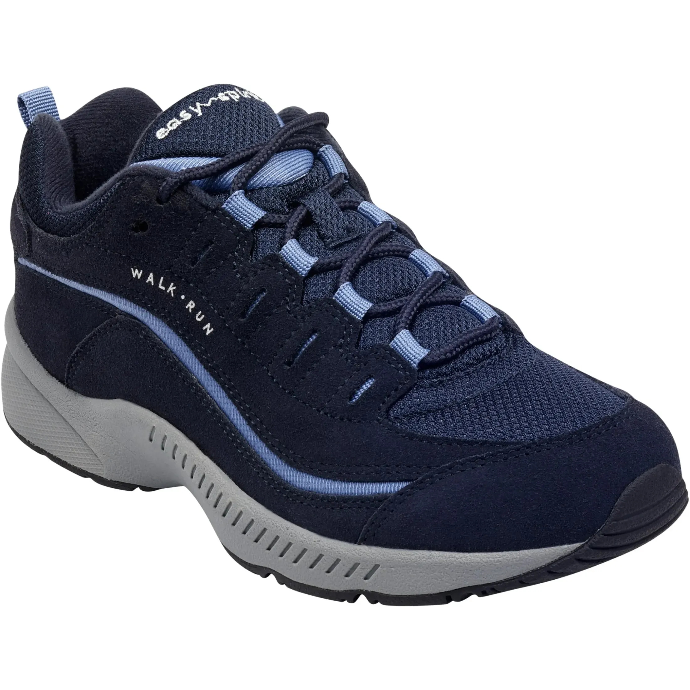 Romy & Friends|Romy Walking Shoes>Easy Spirit Romy Walking Shoes Blue Multi Suede
