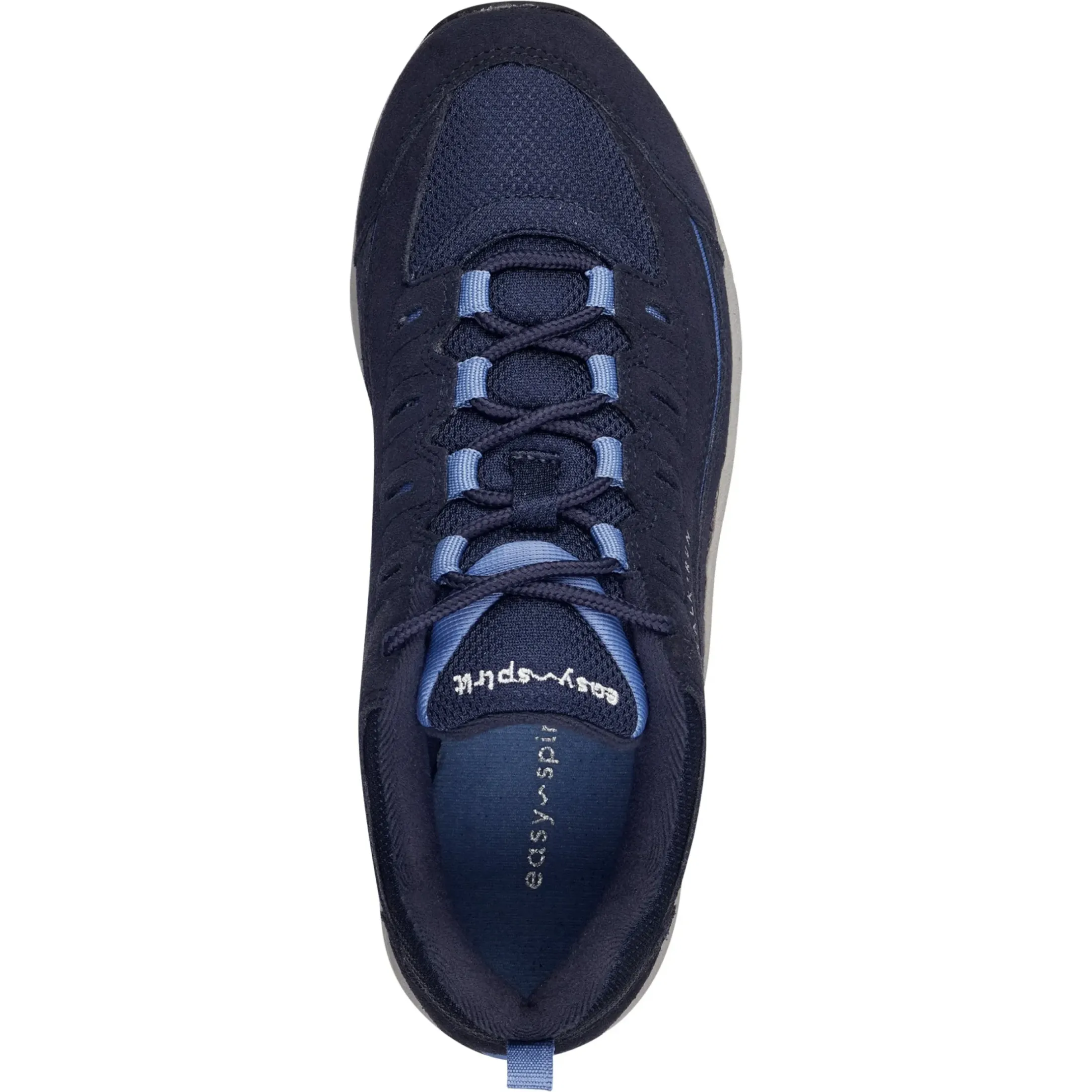 Romy & Friends|Romy Walking Shoes>Easy Spirit Romy Walking Shoes Blue Multi Suede