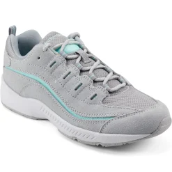 Romy & Friends|Romy Walking Shoes>Easy Spirit Romy Walking Shoes Light Grey Suede