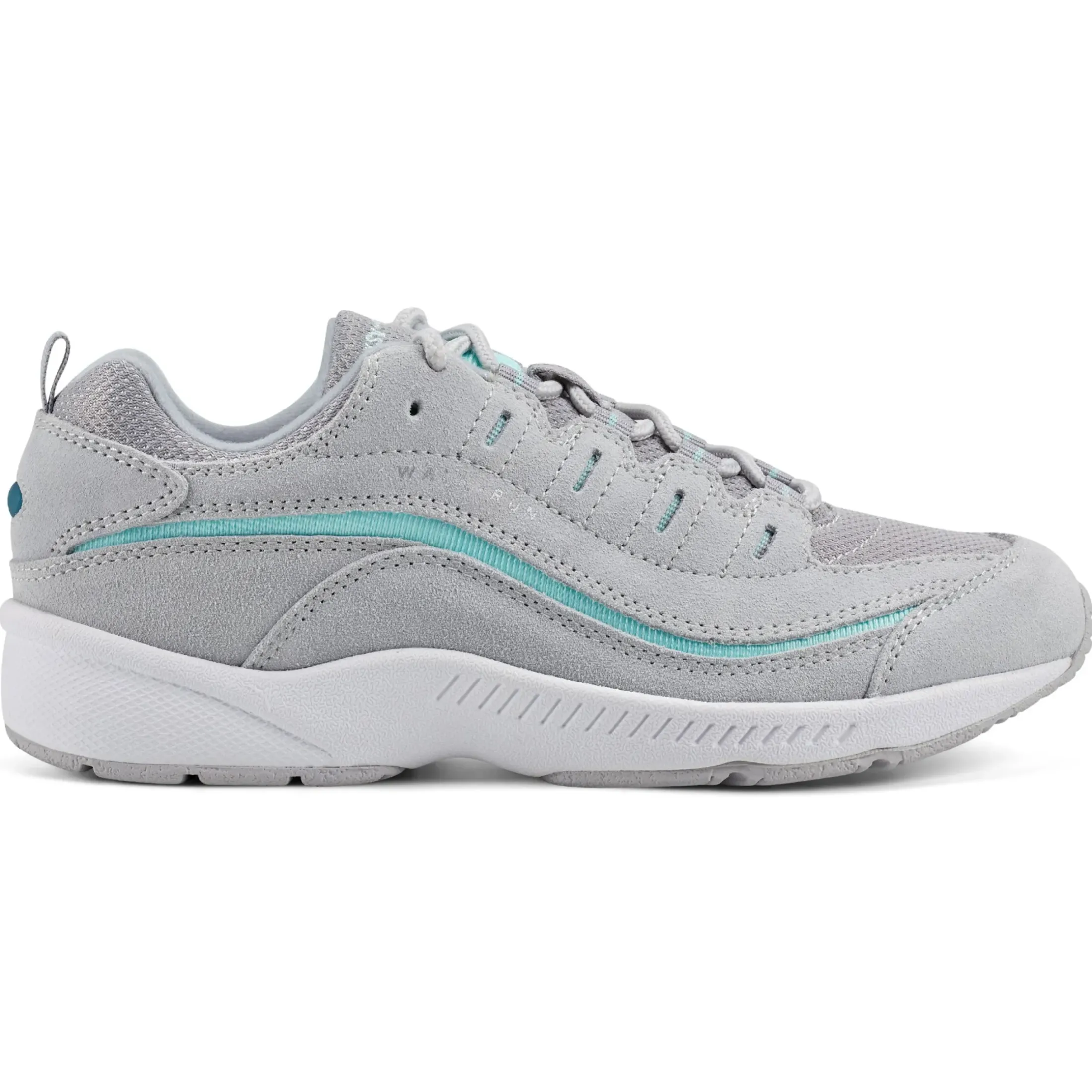 Romy & Friends|Romy Walking Shoes>Easy Spirit Romy Walking Shoes Light Grey Suede