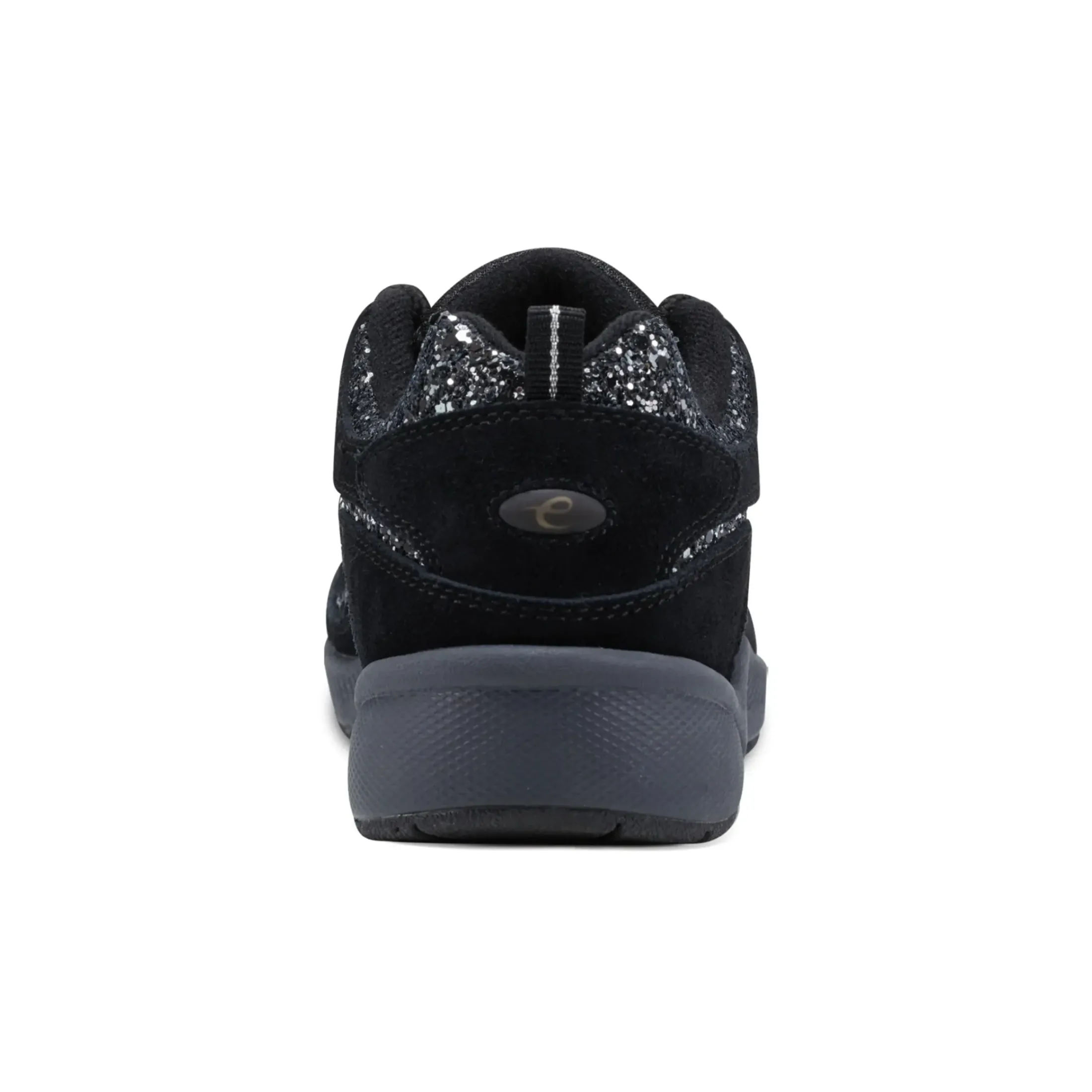 Romy & Friends|Romy Walking Shoes>Easy Spirit Romy Walking Shoes Black Silver Glitter