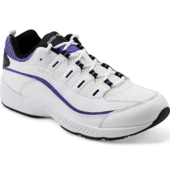 Romy & Friends|Romy Walking Shoes>Easy Spirit Romy Walking Shoes White/Purple