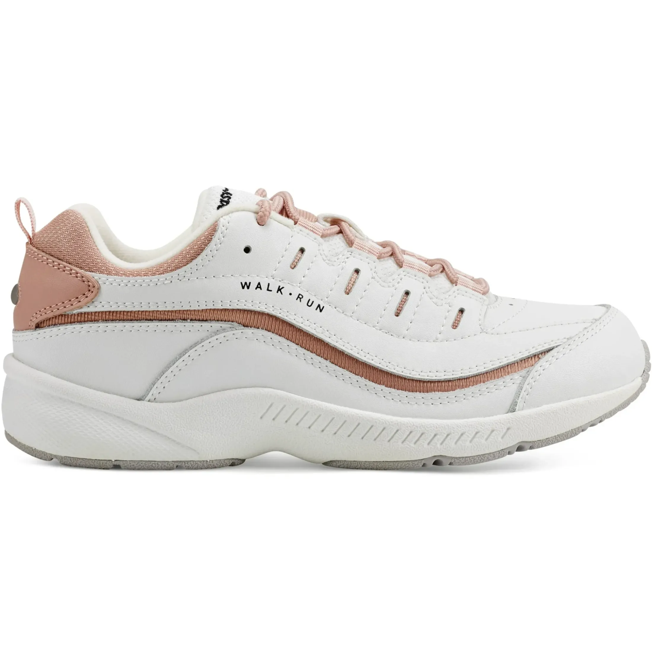 Romy & Friends|Romy Walking Shoes>Easy Spirit Romy Walking Shoes White/Rose