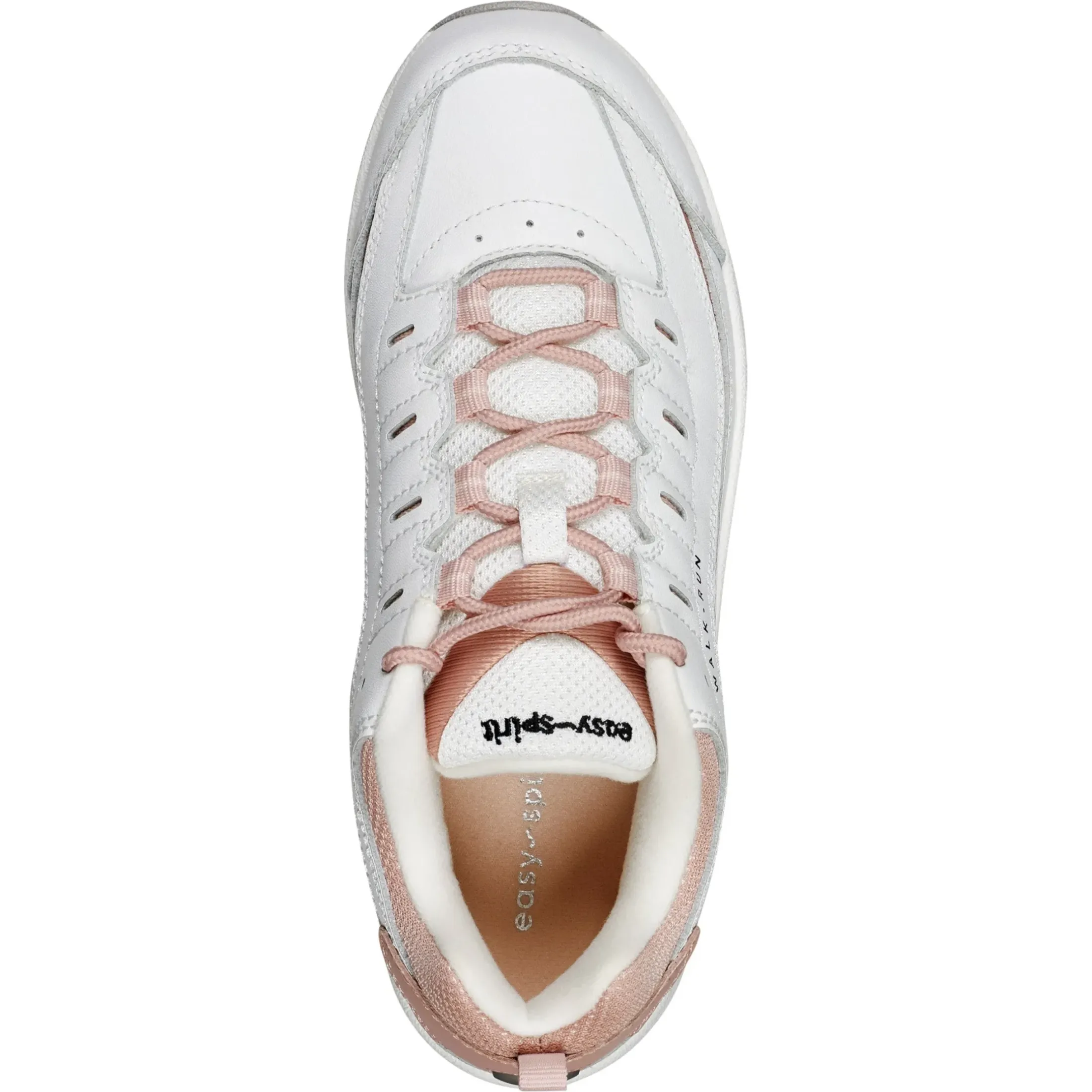 Romy & Friends|Romy Walking Shoes>Easy Spirit Romy Walking Shoes White/Rose