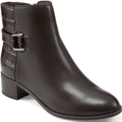 eFlex|eFlex>Easy Spirit Sahara Casual Booties Brown Leather