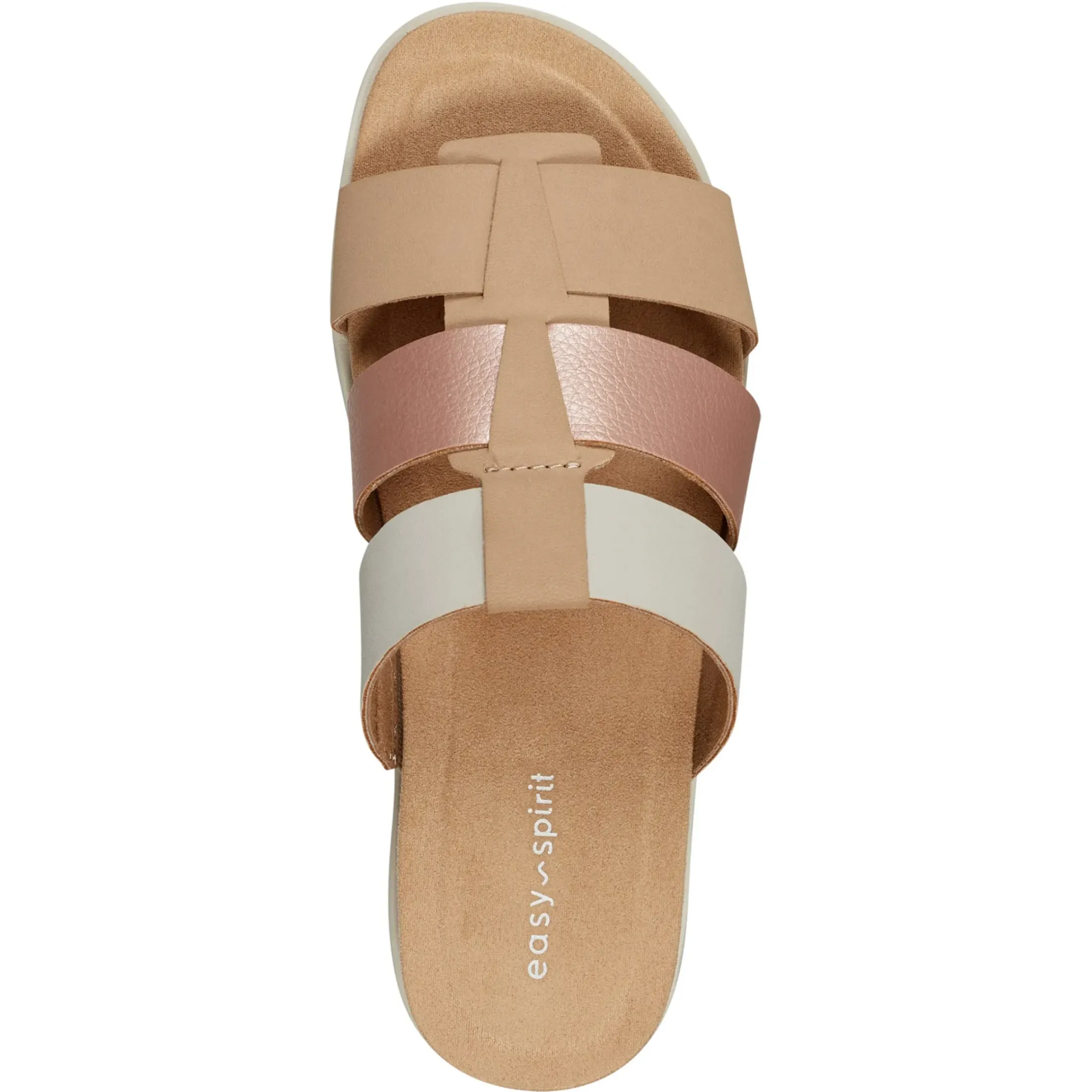 Casual|Sandals>Easy Spirit Salana Slip On Sandals Light Natural