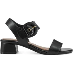 Dress|Sandals>Easy Spirit Selina Heeled Sandals Black Leather
