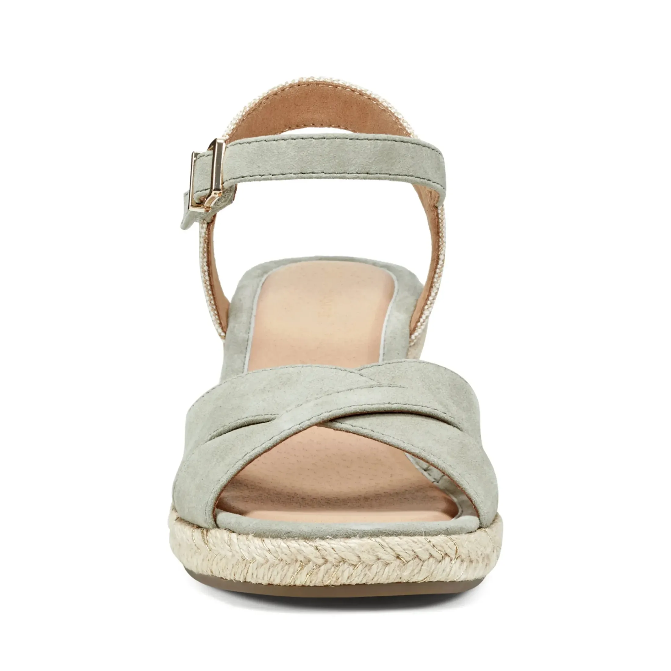 Dress|Sandals>Easy Spirit Shandra Wedge Sandals Light Green Suede