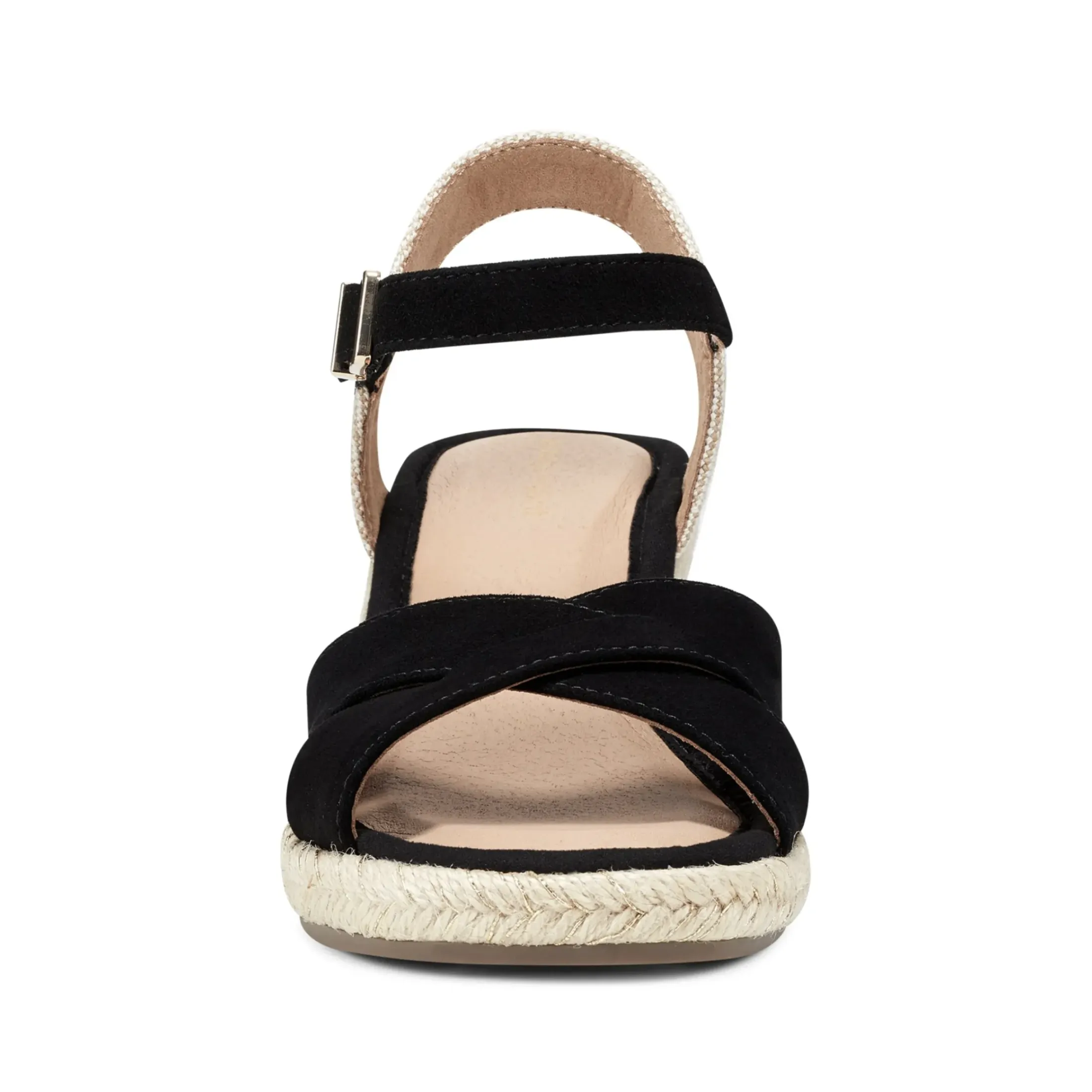 Dress|Sandals>Easy Spirit Shandra Wedge Sandals Black Suede