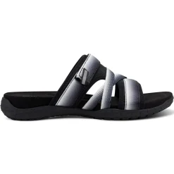Sport|Explore24>Easy Spirit Shells Flat Sandals Black Ombre