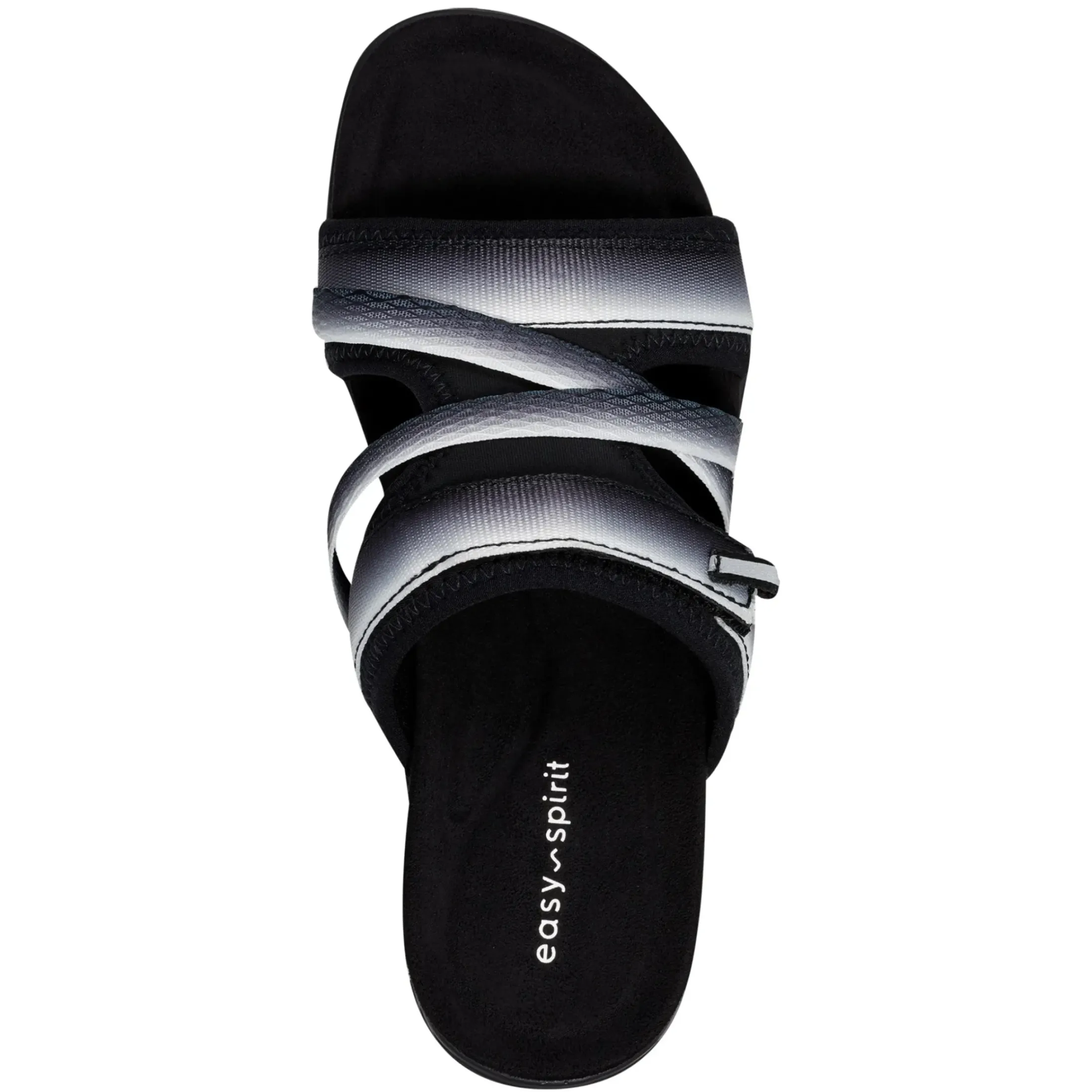 Sport|Explore24>Easy Spirit Shells Flat Sandals Black Ombre