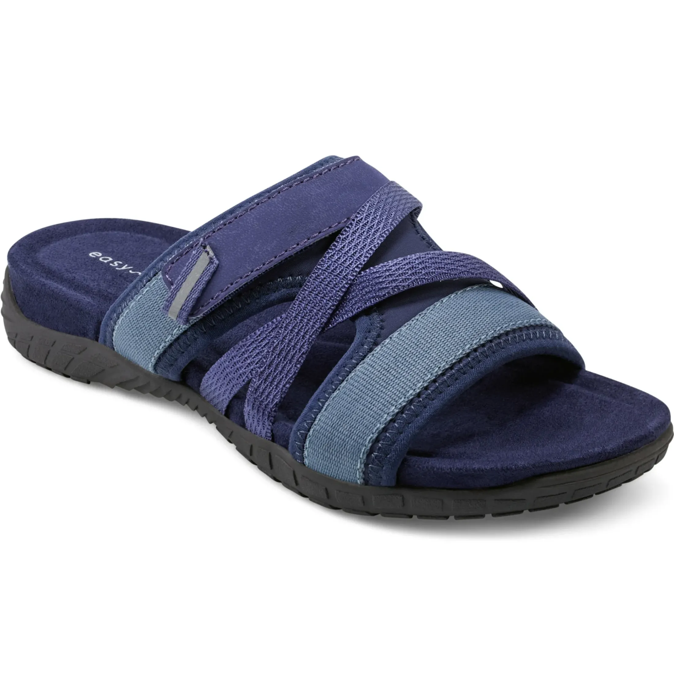 Sport|Explore24>Easy Spirit Shells Flat Sandals Dark Blue Multi