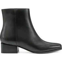 eFlex|eFlex>Easy Spirit Sidney Dress Booties Black Leather