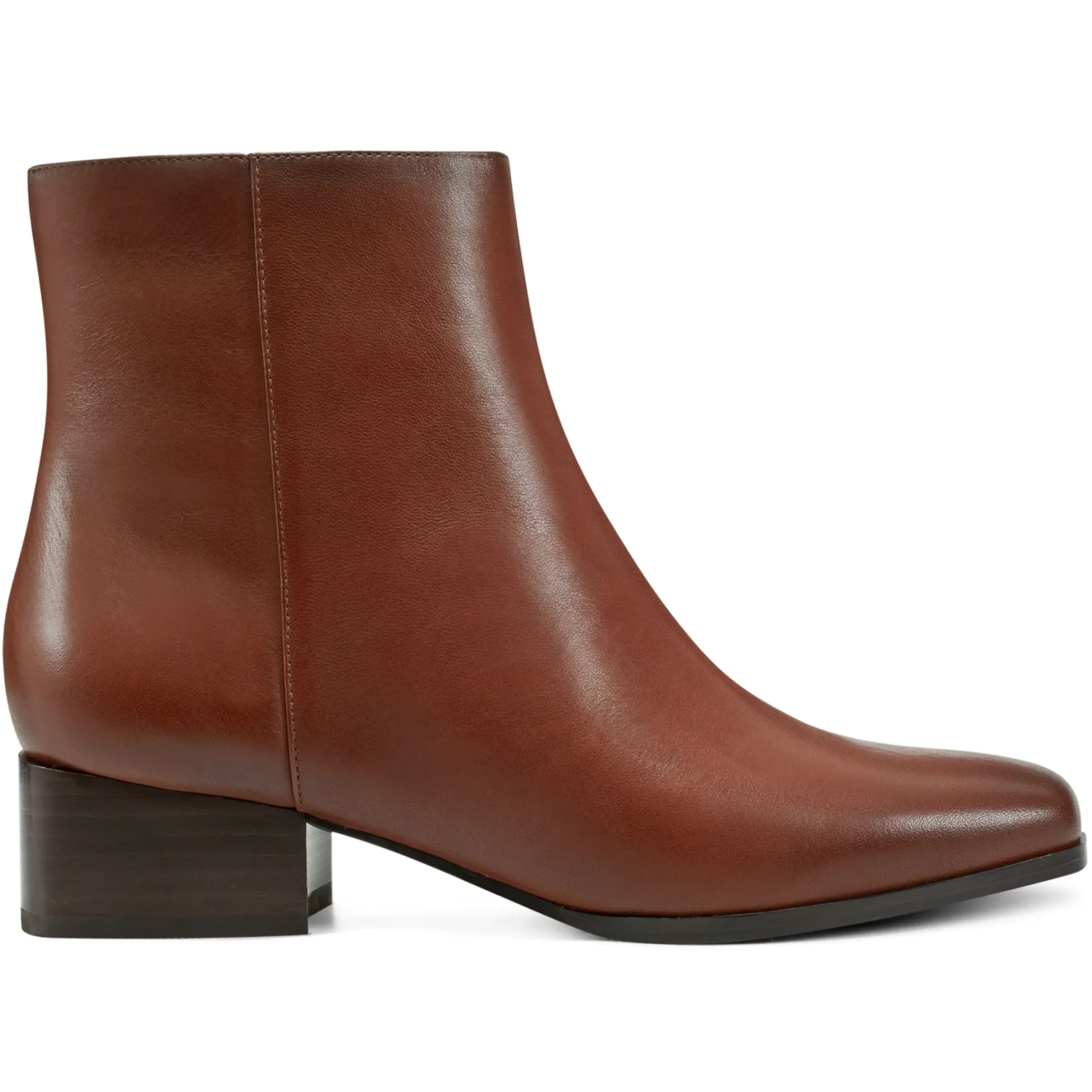 eFlex|eFlex>Easy Spirit Sidney Dress Booties Brown Leather