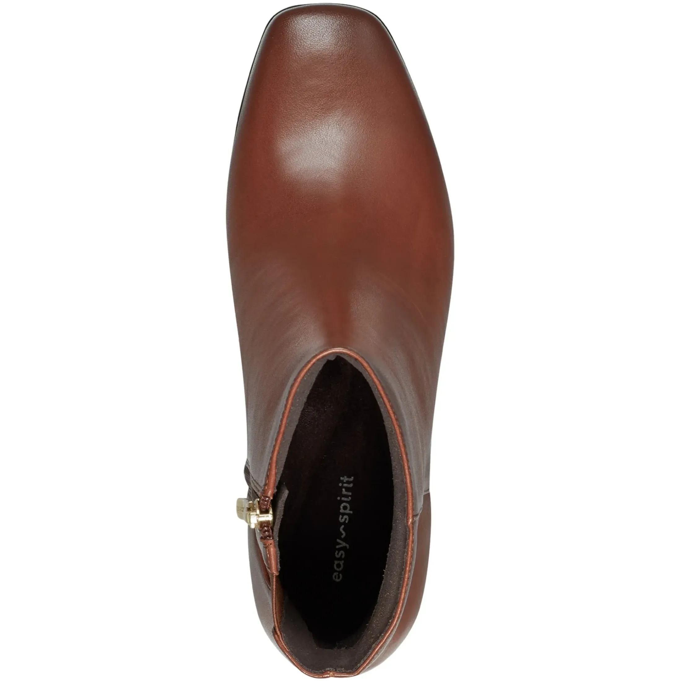 eFlex|eFlex>Easy Spirit Sidney Dress Booties Brown Leather