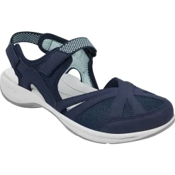 Sport|Explore24>Easy Spirit Splash Nubuck Flat Hiking Sandals Dress Blue Multi