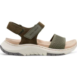 Casual|Sport>Easy Spirit Sway Casual Platform Sandals Dark Green
