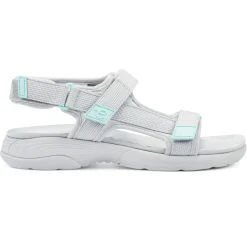 Traciee|Casual>Easy Spirit Tabata Slip On Sandals Light Grey