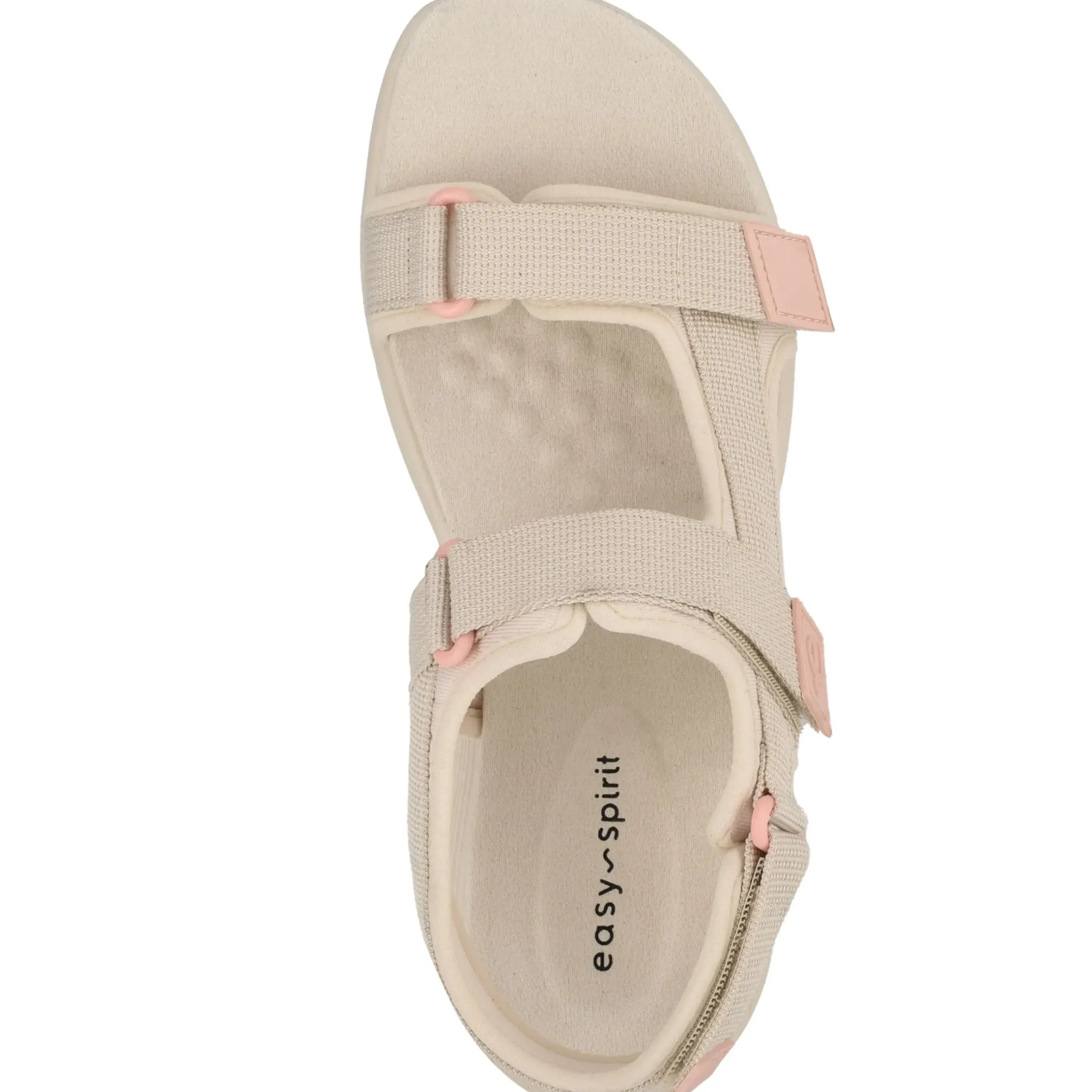 Traciee|Casual>Easy Spirit Tabata Slip On Sandals Light Taupe Fabric