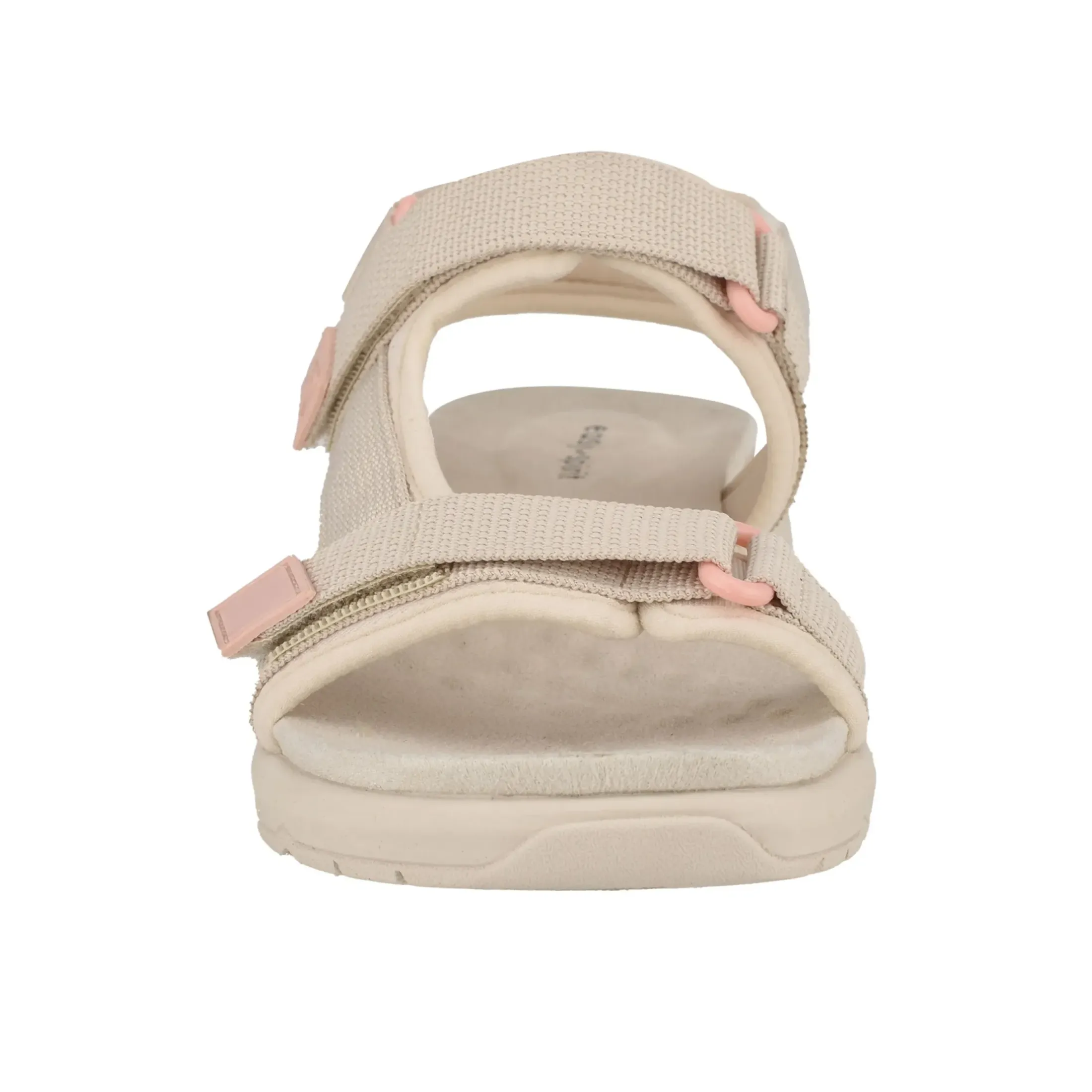 Traciee|Casual>Easy Spirit Tabata Slip On Sandals Light Taupe Fabric