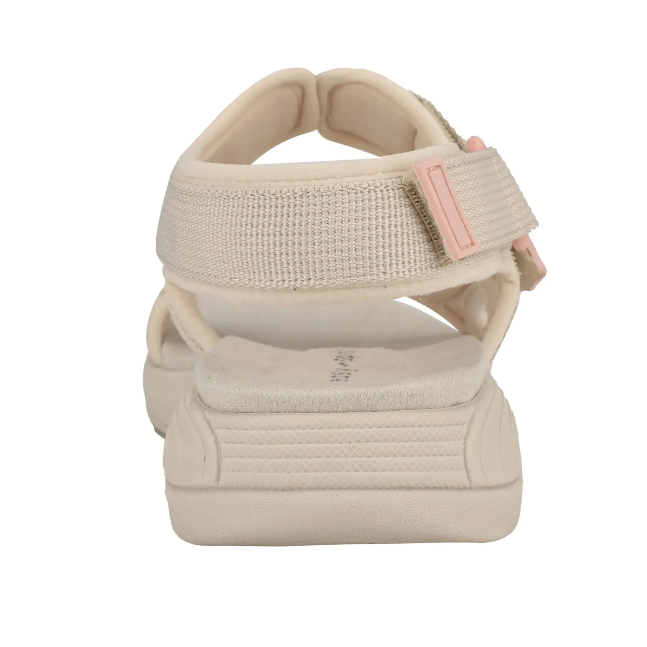 Traciee|Casual>Easy Spirit Tabata Slip On Sandals Light Taupe Fabric