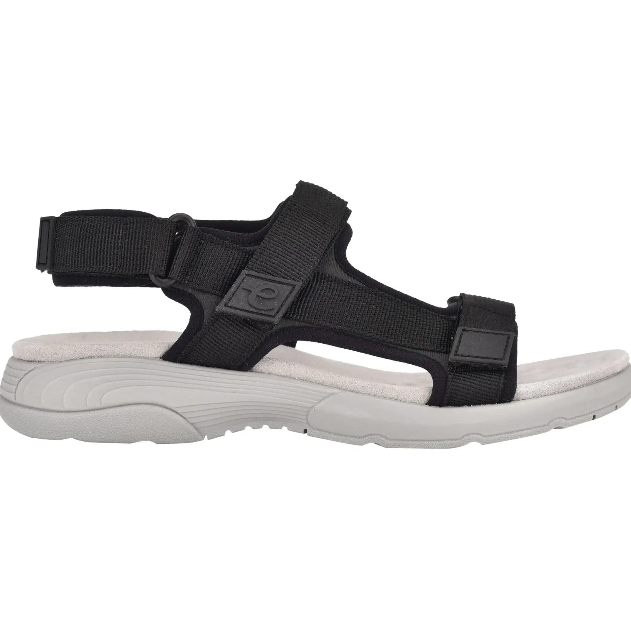 Traciee|Casual>Easy Spirit Tabata Slip On Sandals Black Multi Fabric