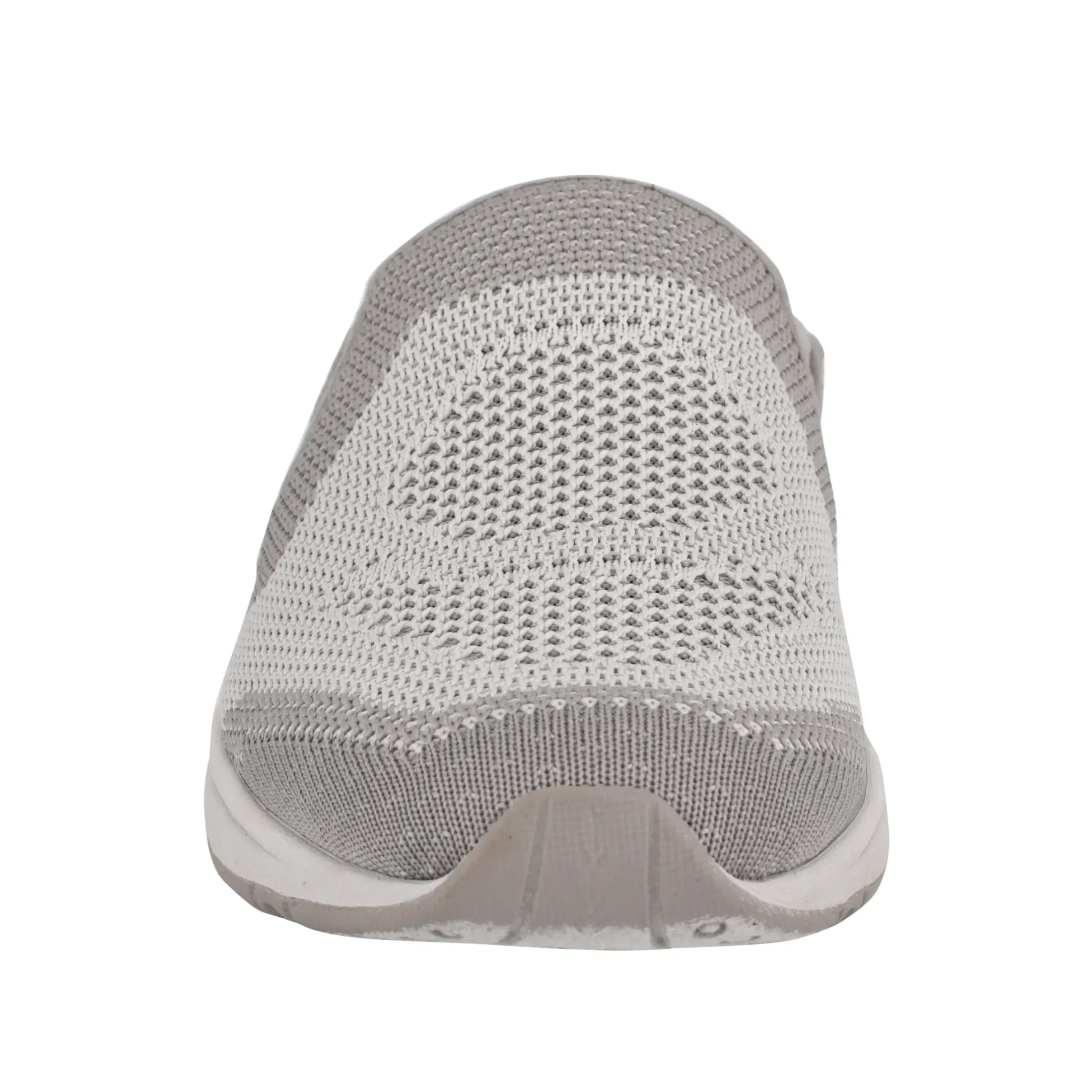 Traveltime Family|Slip Ons>Easy Spirit Takeknit Eco Clogs Grey Recycled Knit