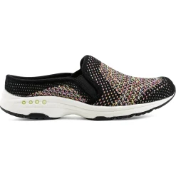 Traveltime Family|Slip Ons>Easy Spirit Takeknit Eco Clogs Black Multi