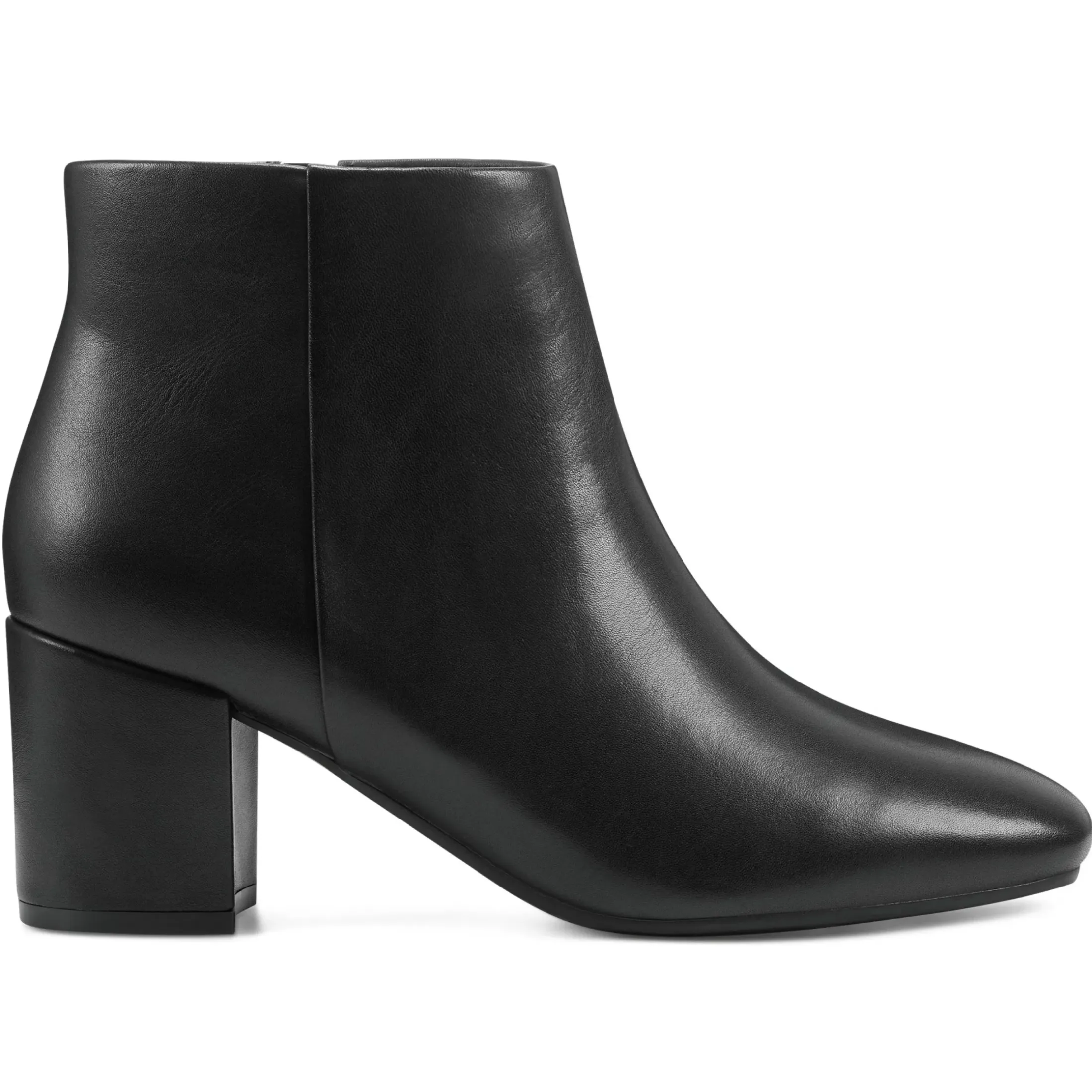 eFlex|eFlex>Easy Spirit Tamara Heeled Booties Black Leather