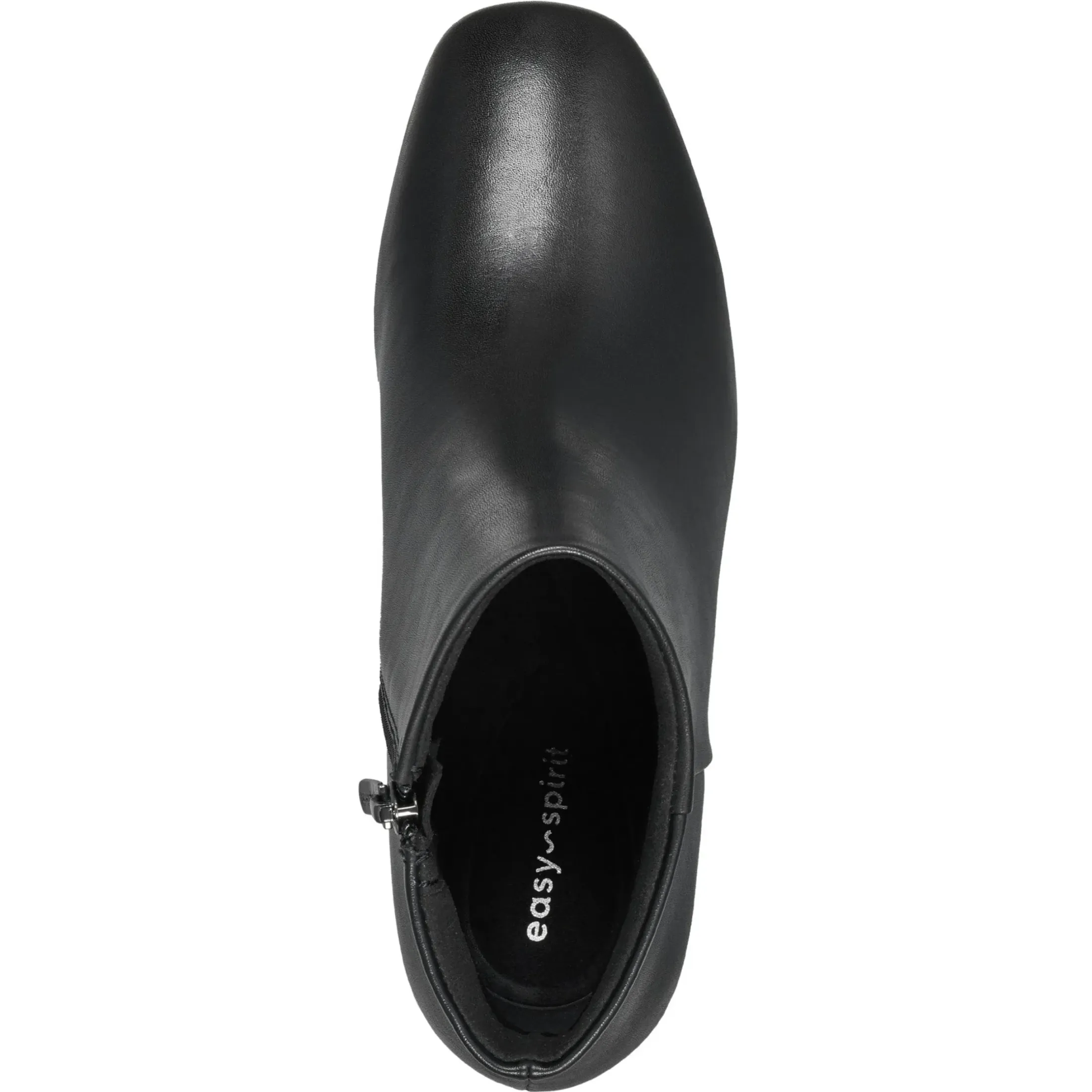 eFlex|eFlex>Easy Spirit Tamara Heeled Booties Black Leather