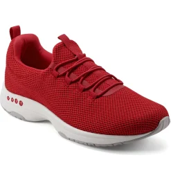 Traveltime Family|Slip Ons>Easy Spirit Tame Slip On Sneakers Red Knit