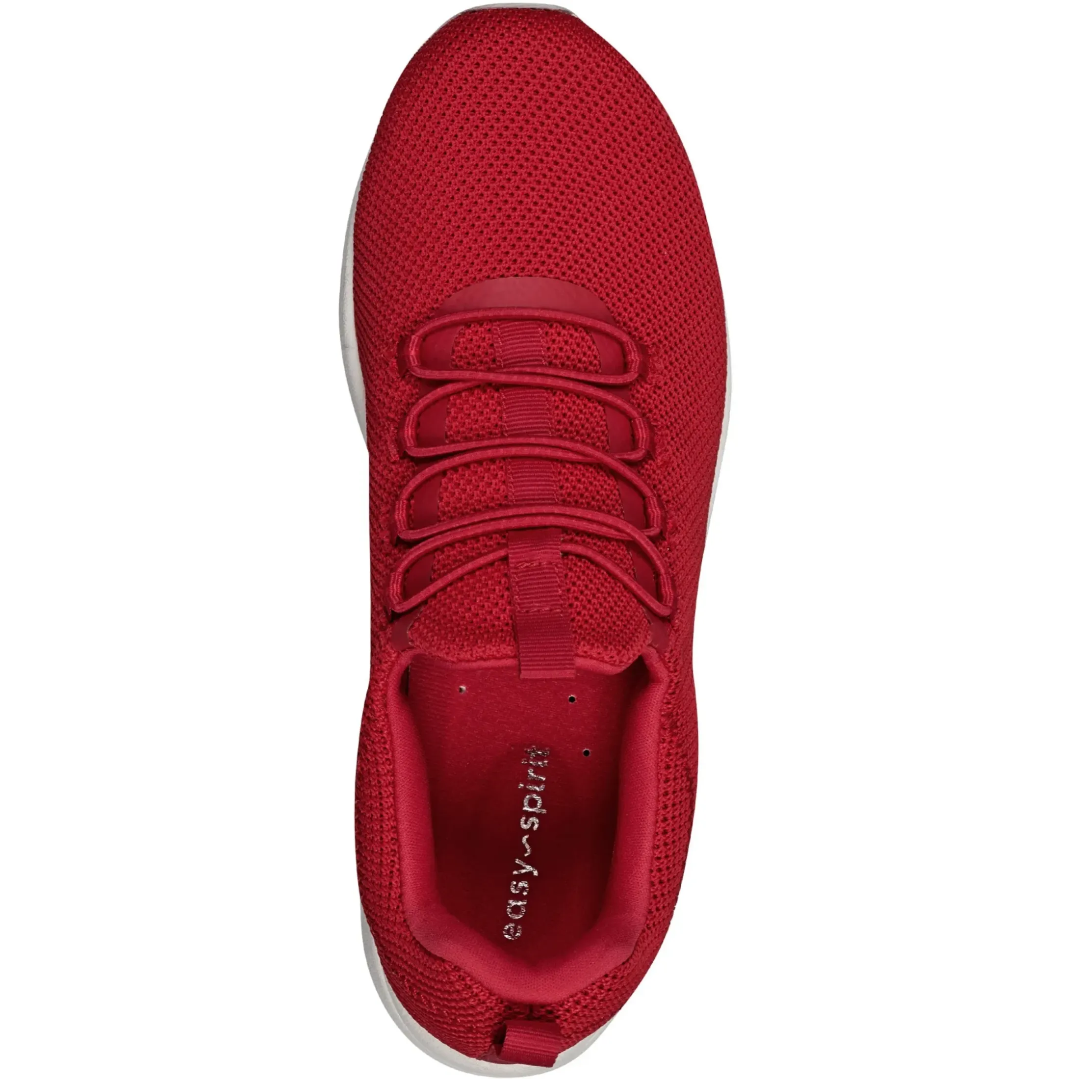 Traveltime Family|Slip Ons>Easy Spirit Tame Slip On Sneakers Red Knit