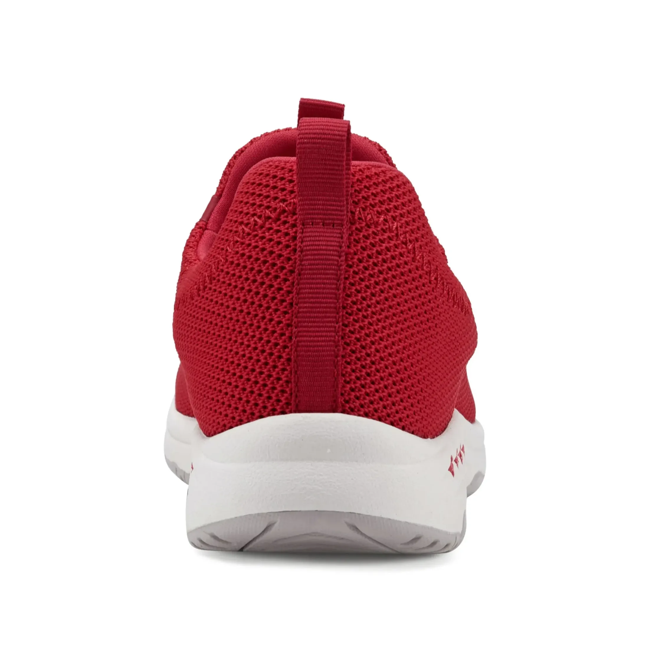 Traveltime Family|Slip Ons>Easy Spirit Tame Slip On Sneakers Red Knit