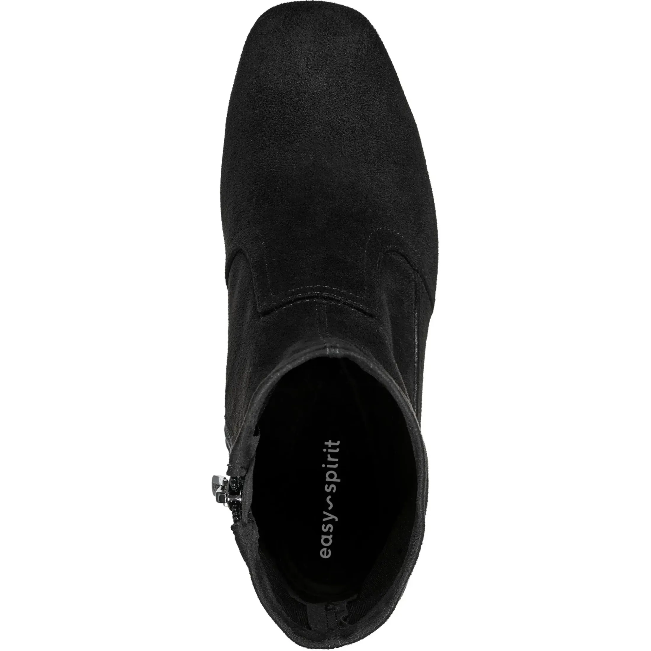 eFlex|eFlex>Easy Spirit Tami Heeled Booties Black Suede