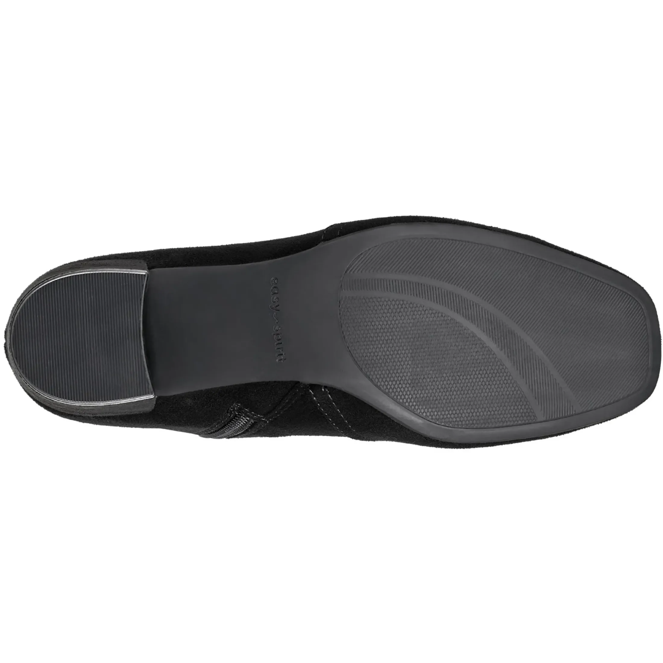 eFlex|eFlex>Easy Spirit Tami Heeled Booties Black Suede