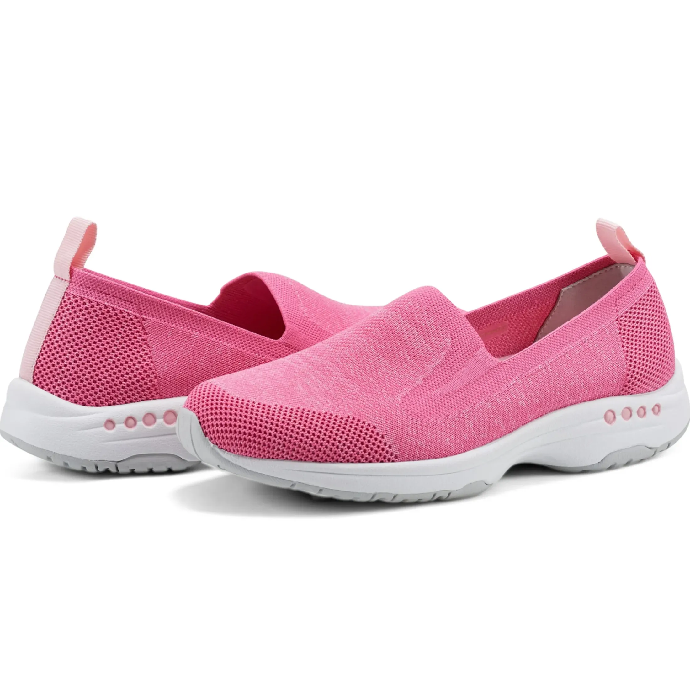 Traveltime Family|Slip Ons>Easy Spirit Tech Eco Slip On Sneakers Dark Pink