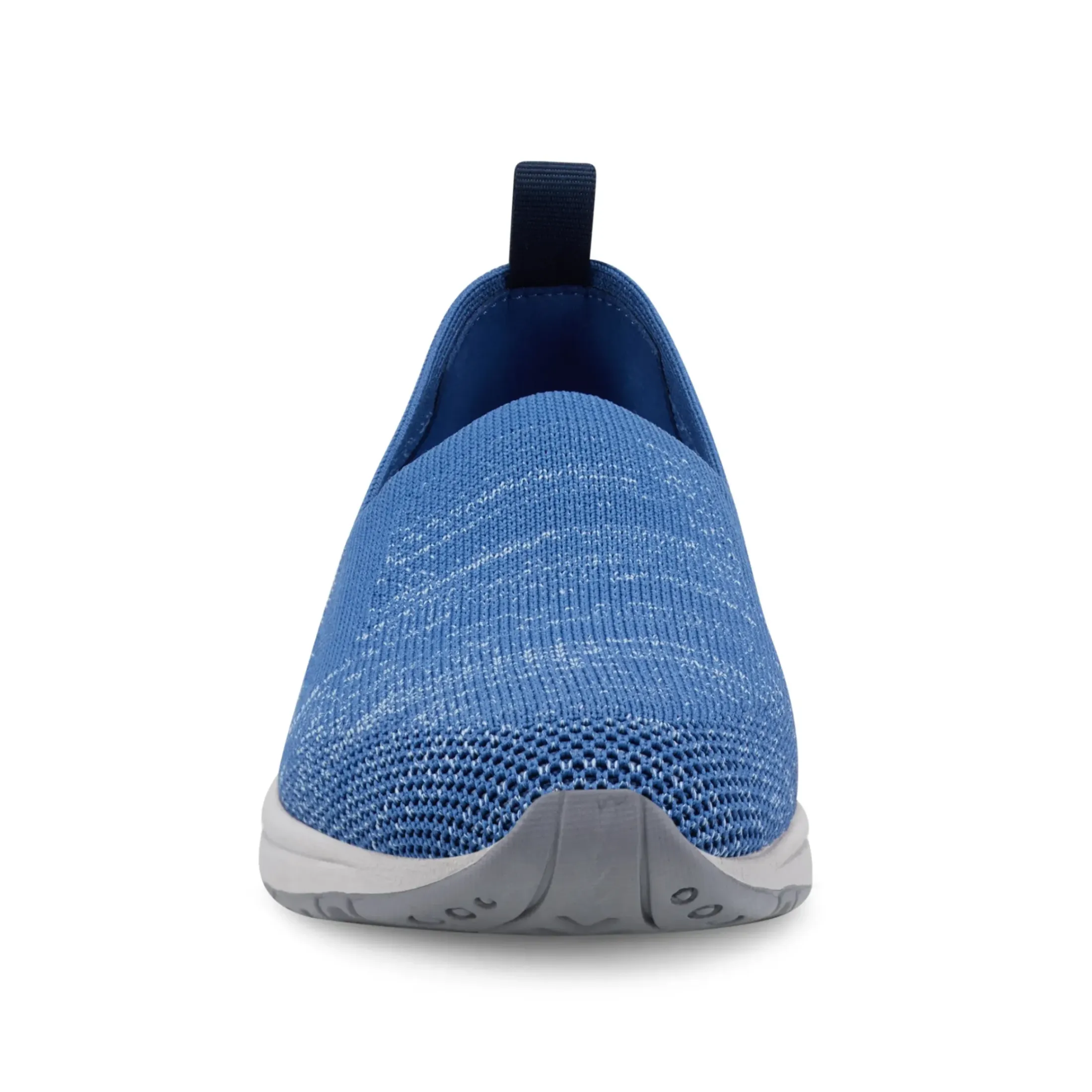 Traveltime Family|Slip Ons>Easy Spirit Tech Eco Slip On Sneakers Medium Blue Knit