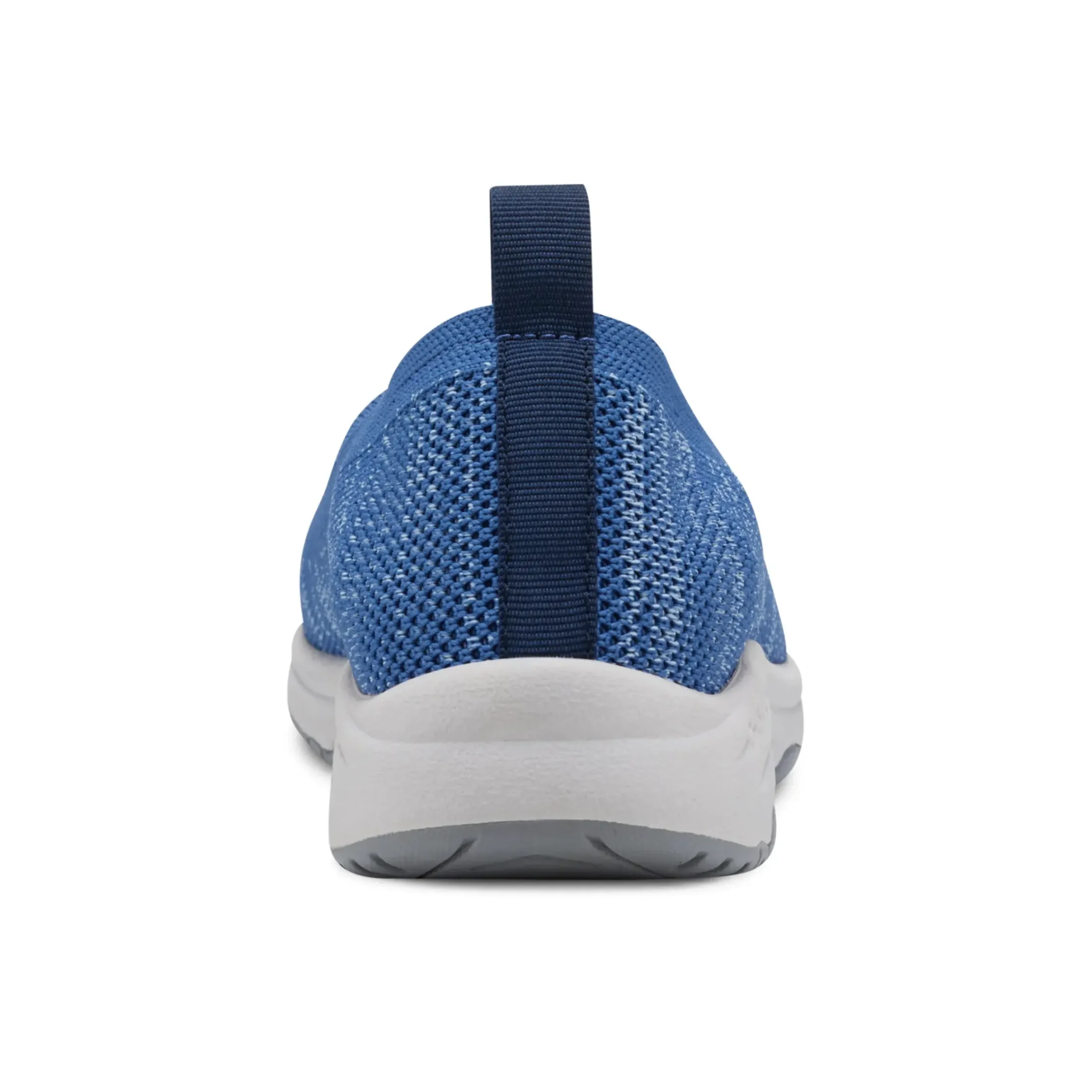 Traveltime Family|Slip Ons>Easy Spirit Tech Eco Slip On Sneakers Medium Blue Knit