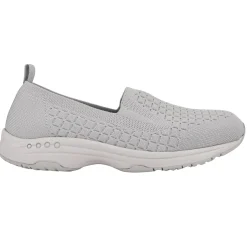 Traveltime Family|Sneakers>Easy Spirit Tech Eco Slip On Sneakers Grey Recycled Knit